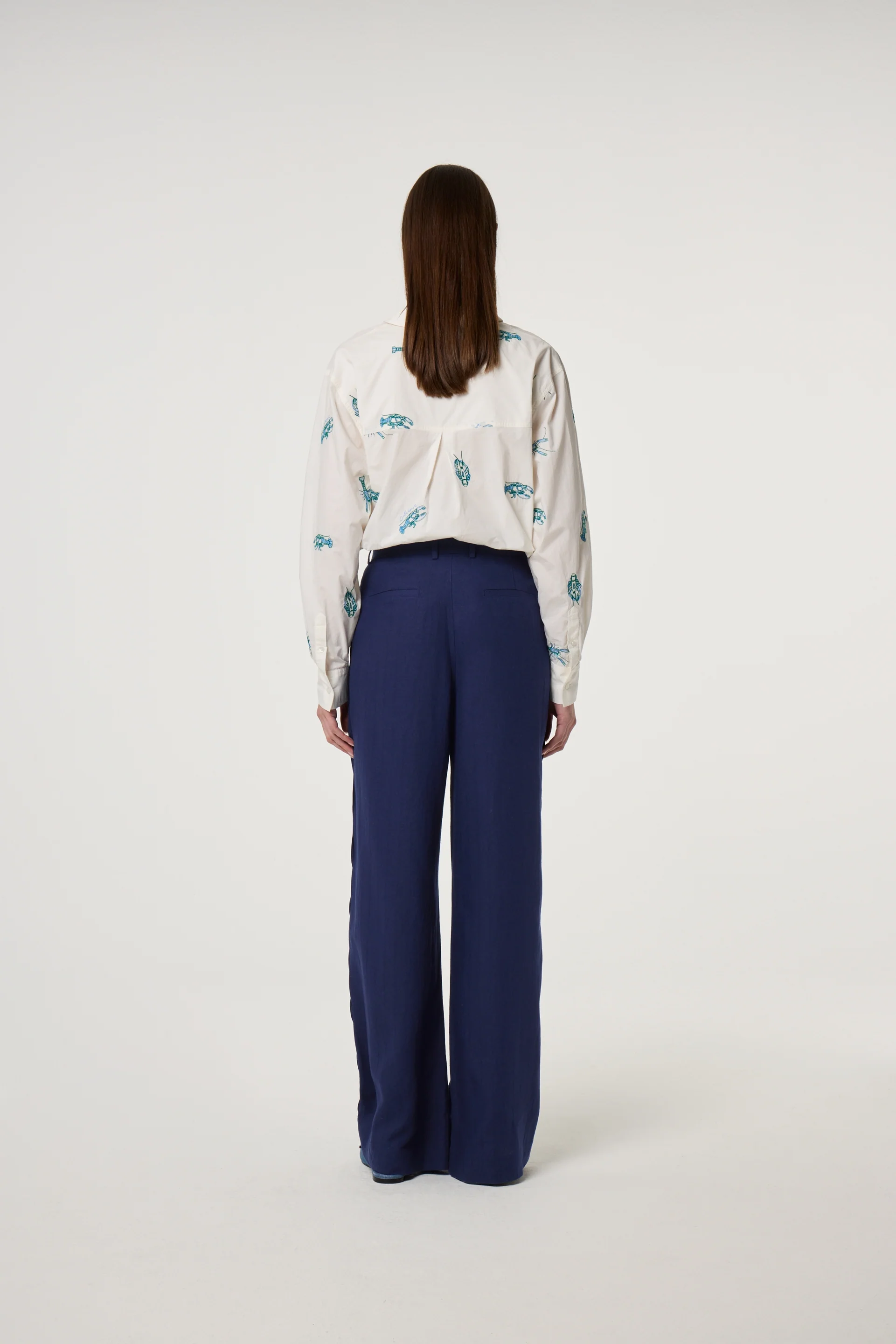 Alex Langoustine Blouse | Cosy White - Image 3