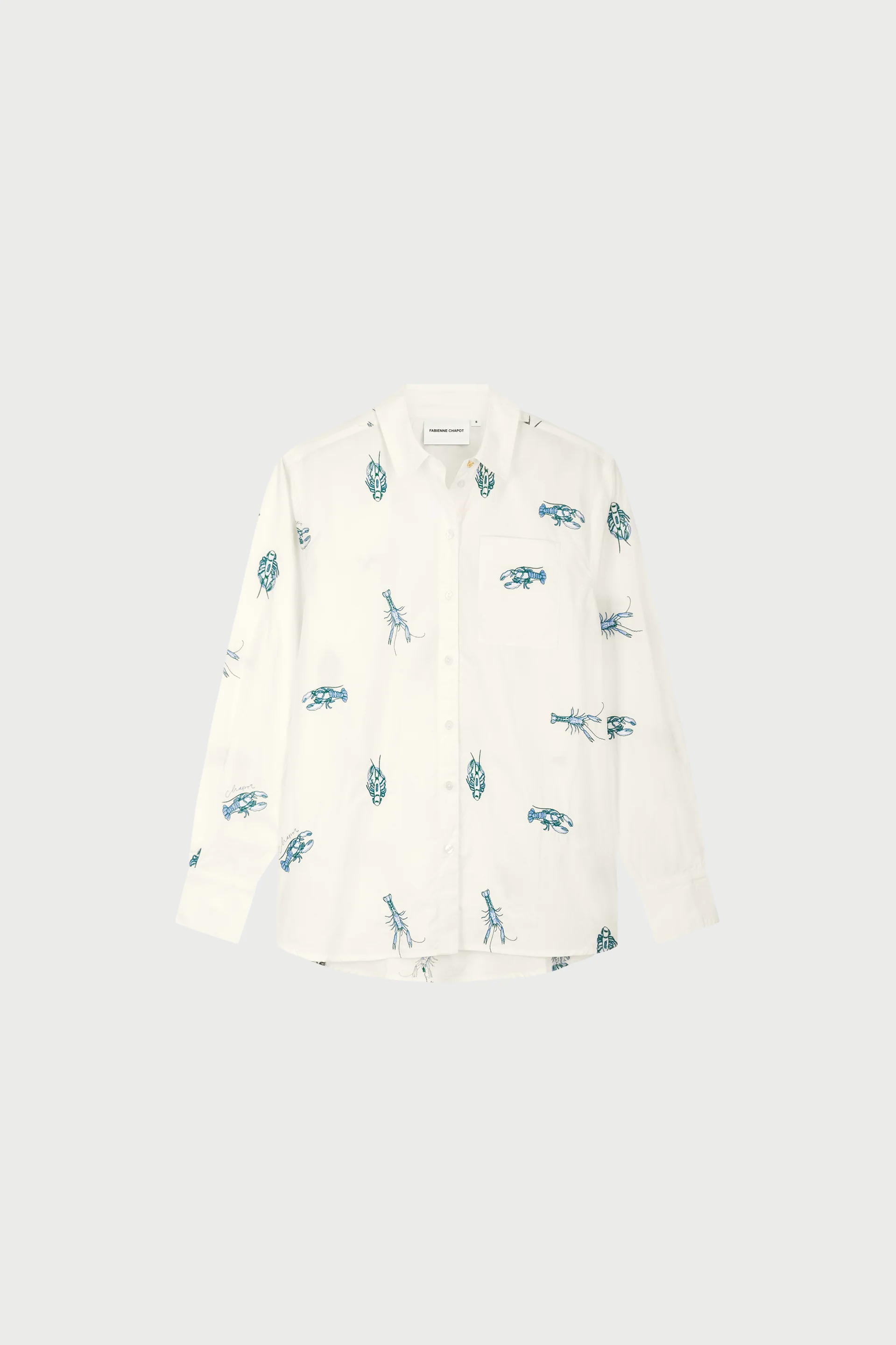 Alex Langoustine Blouse | Cosy White - Image 4