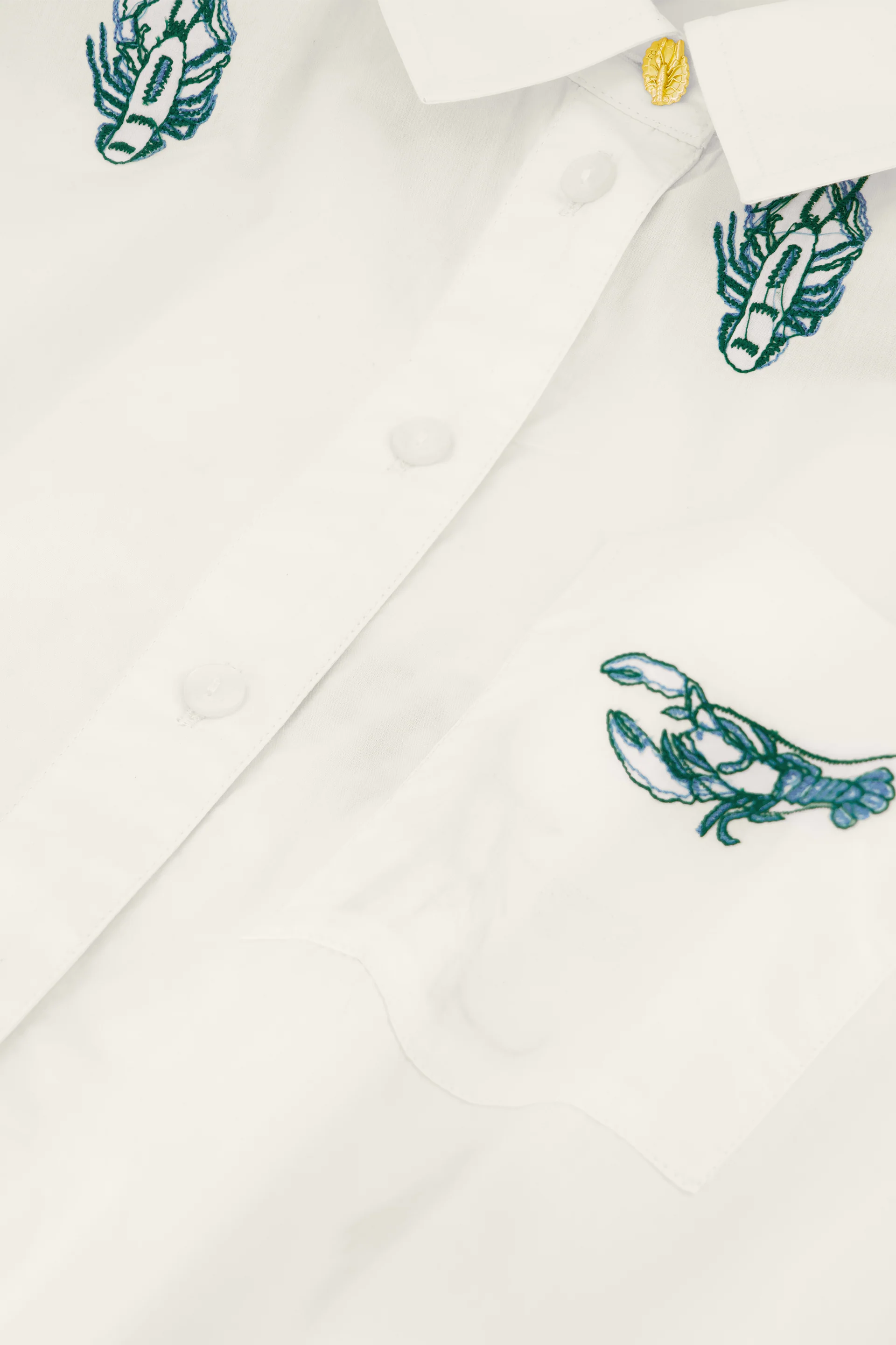 Alex Langoustine Blouse | Cosy White - Image 5
