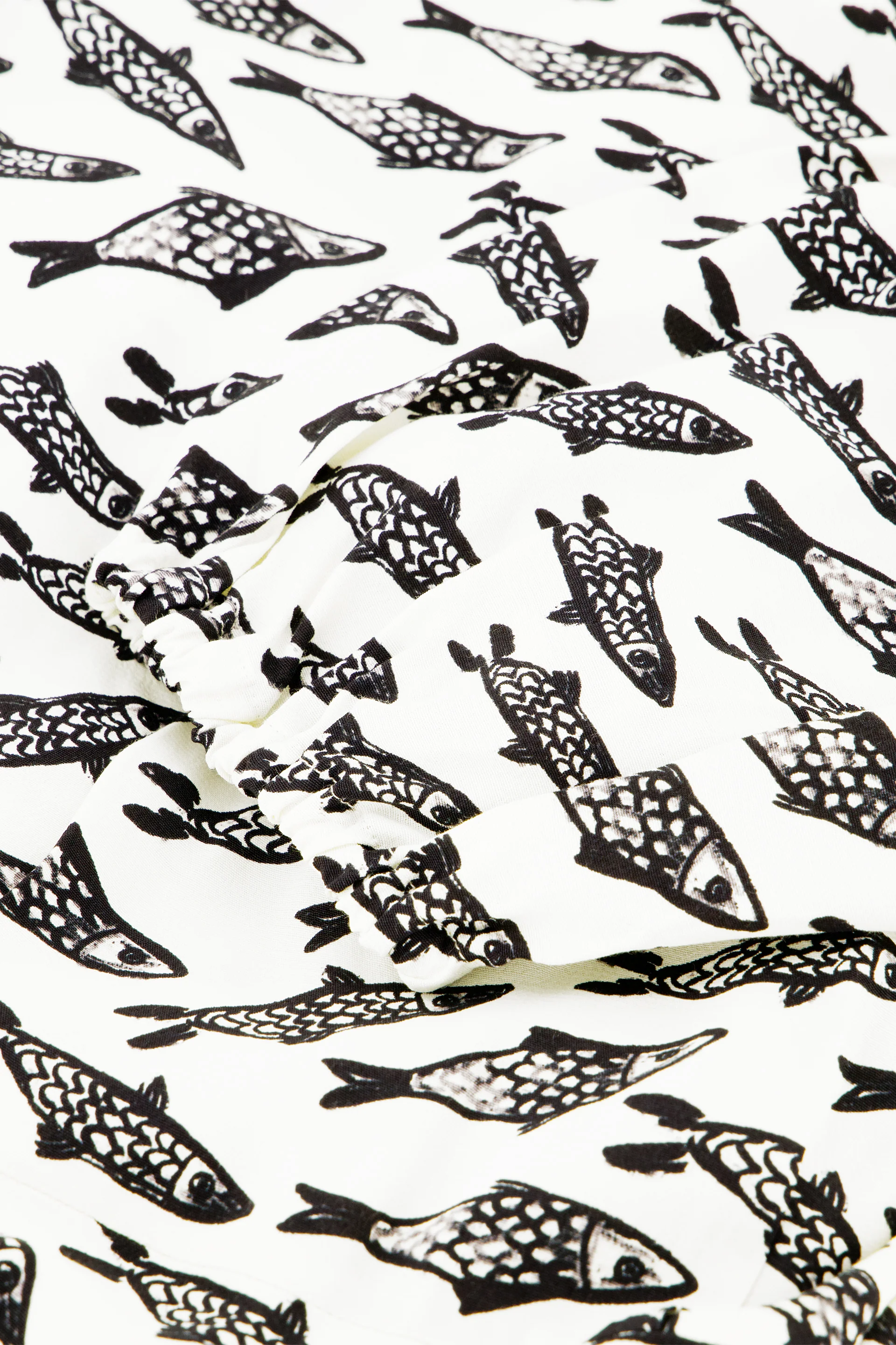 Ariel Dress | Cosy White/Black - Image 5