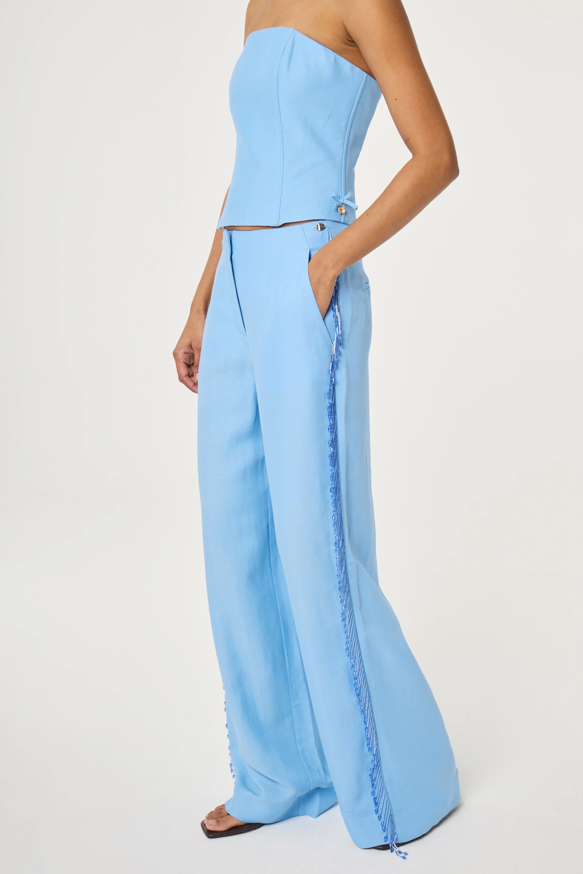 Barril Trousers | Resort Blue - Image 2