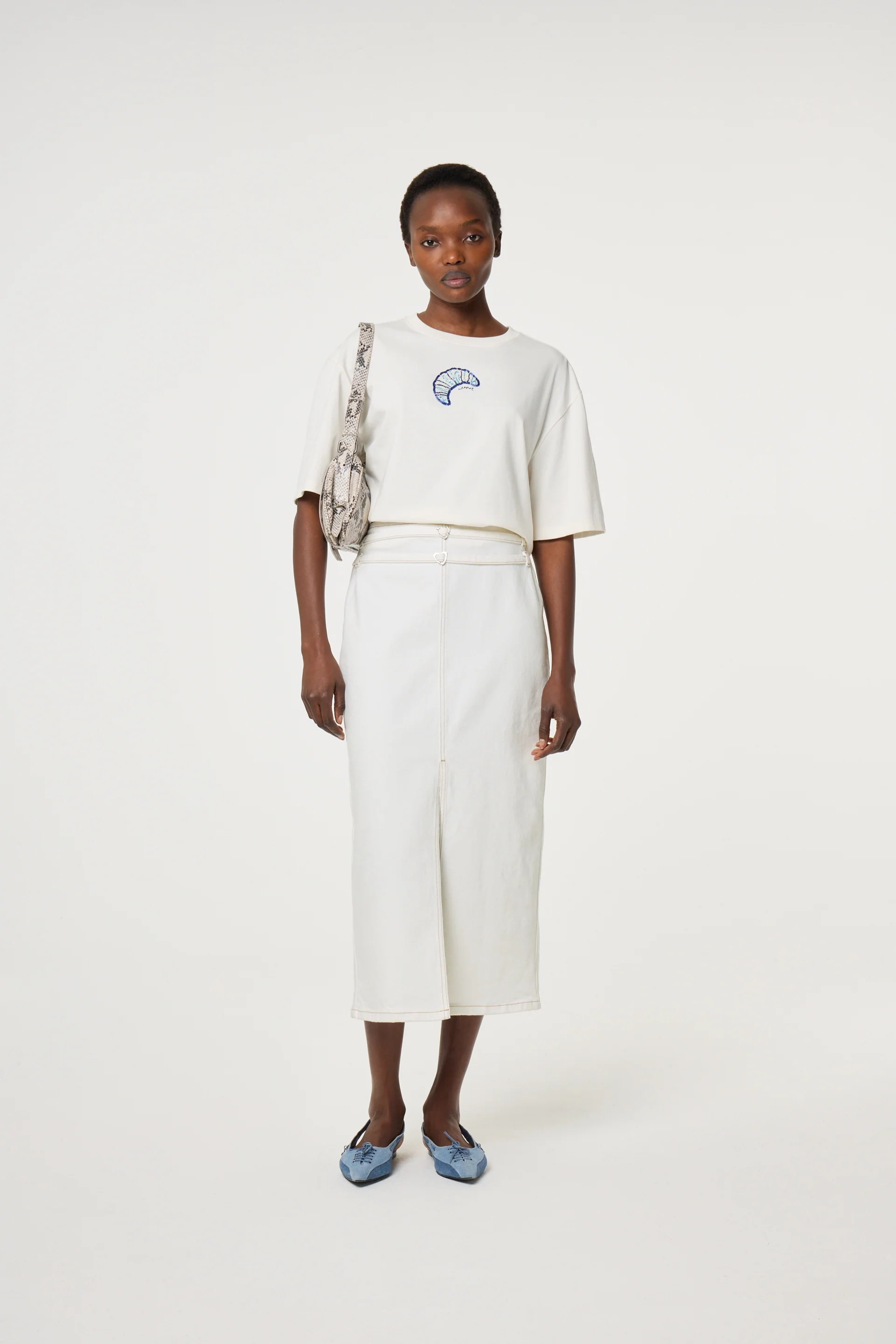 Benja T-shirt | Cosy White