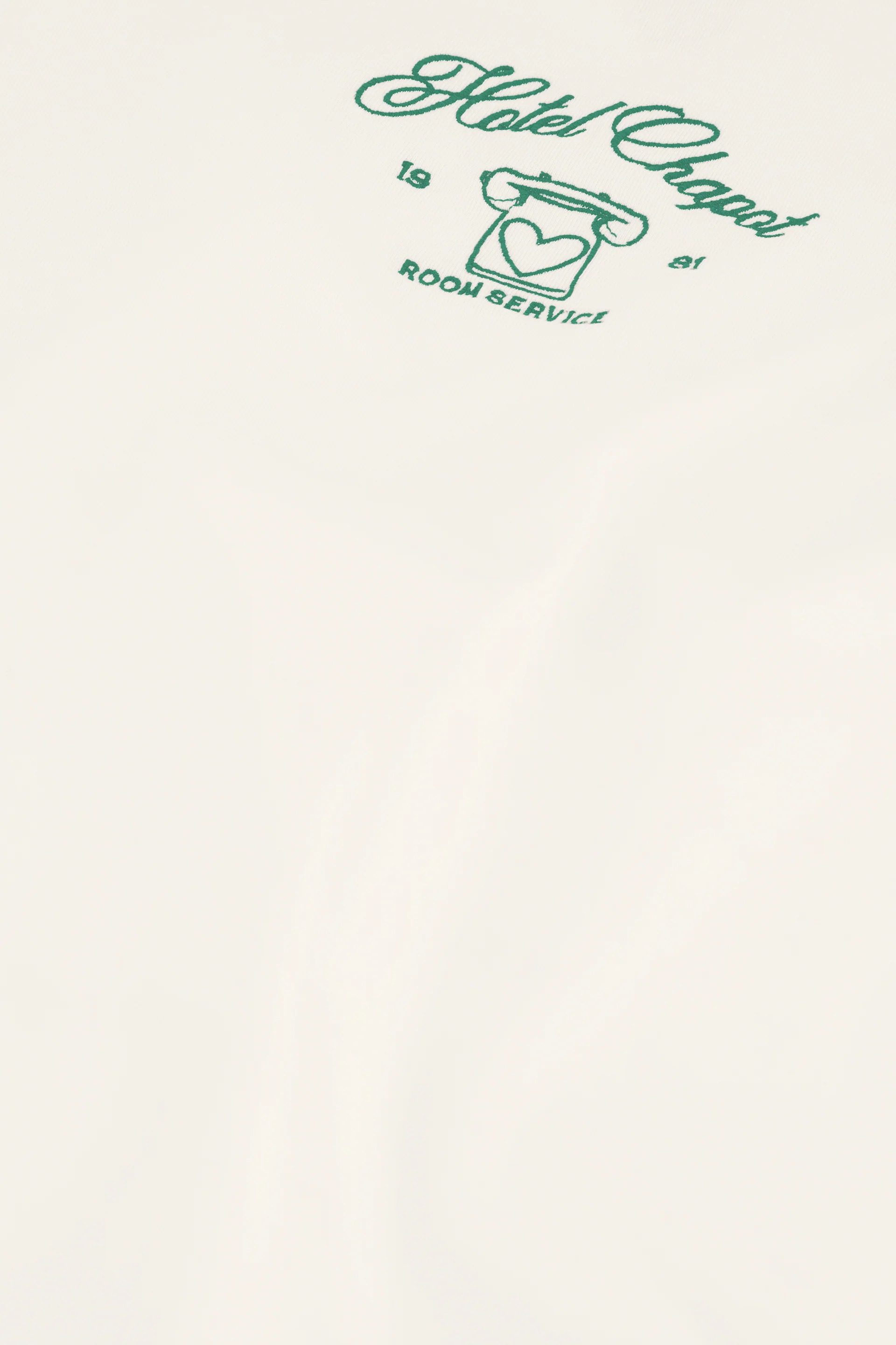 Benja T-shirt | Cosy White/Green - Image 6