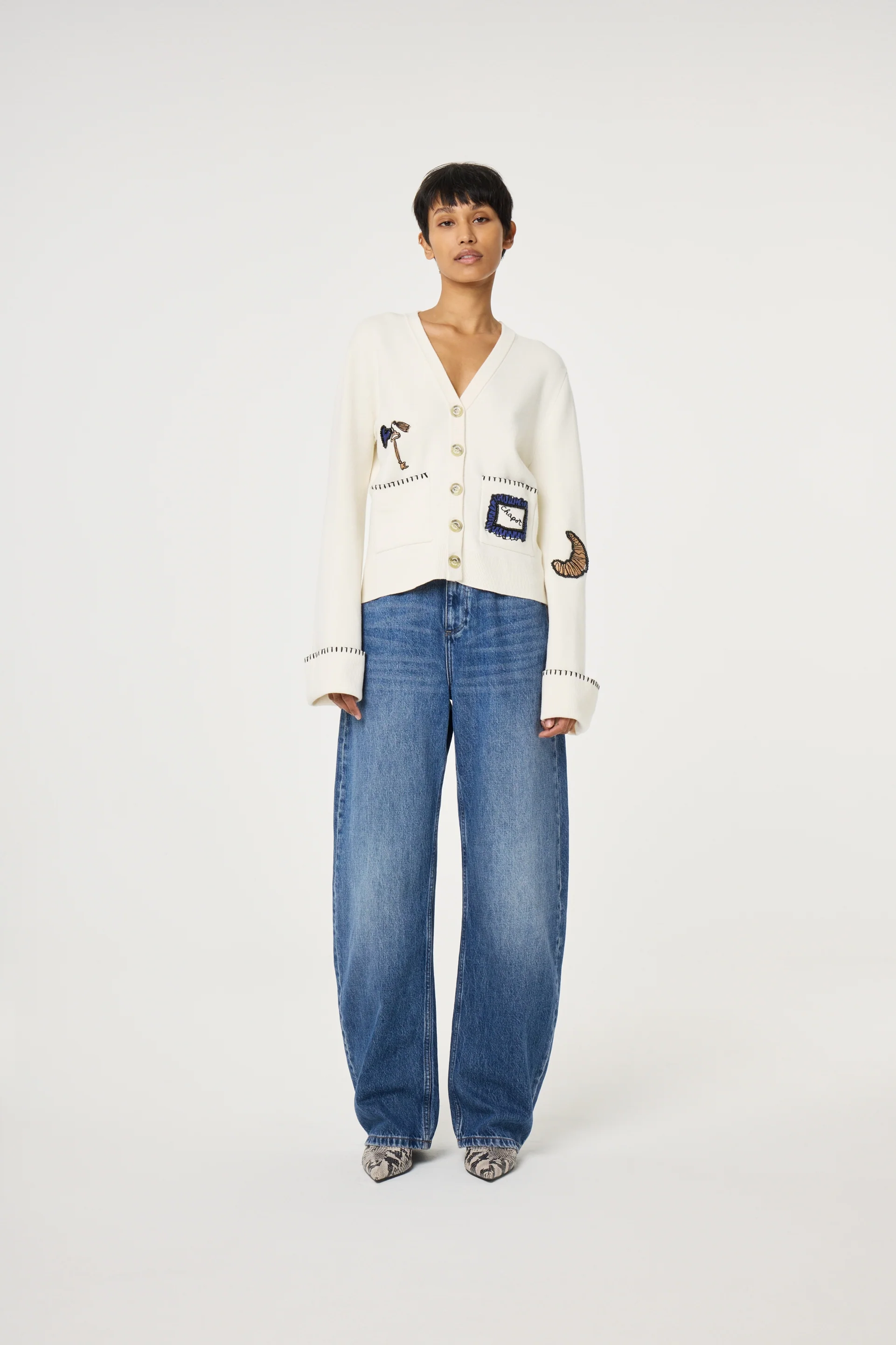 Betty Cardigan | Cosy White