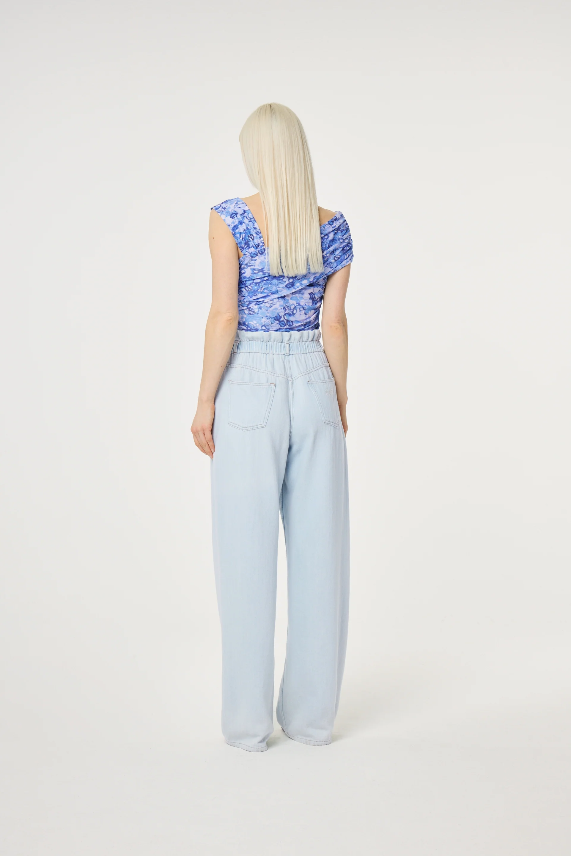 Bora Top | Blue/Cosy White - Image 3