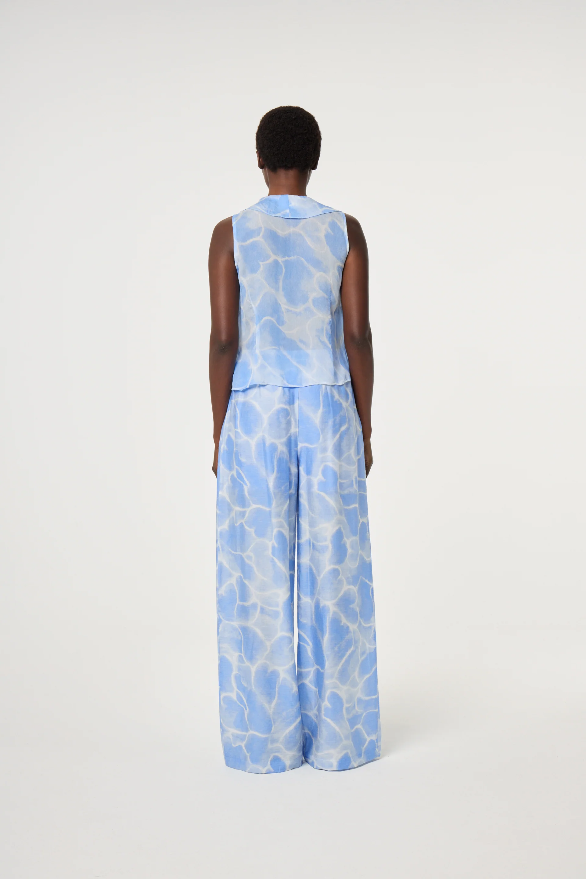 Brent Trousers | Light Blue/Crispy White - Image 3