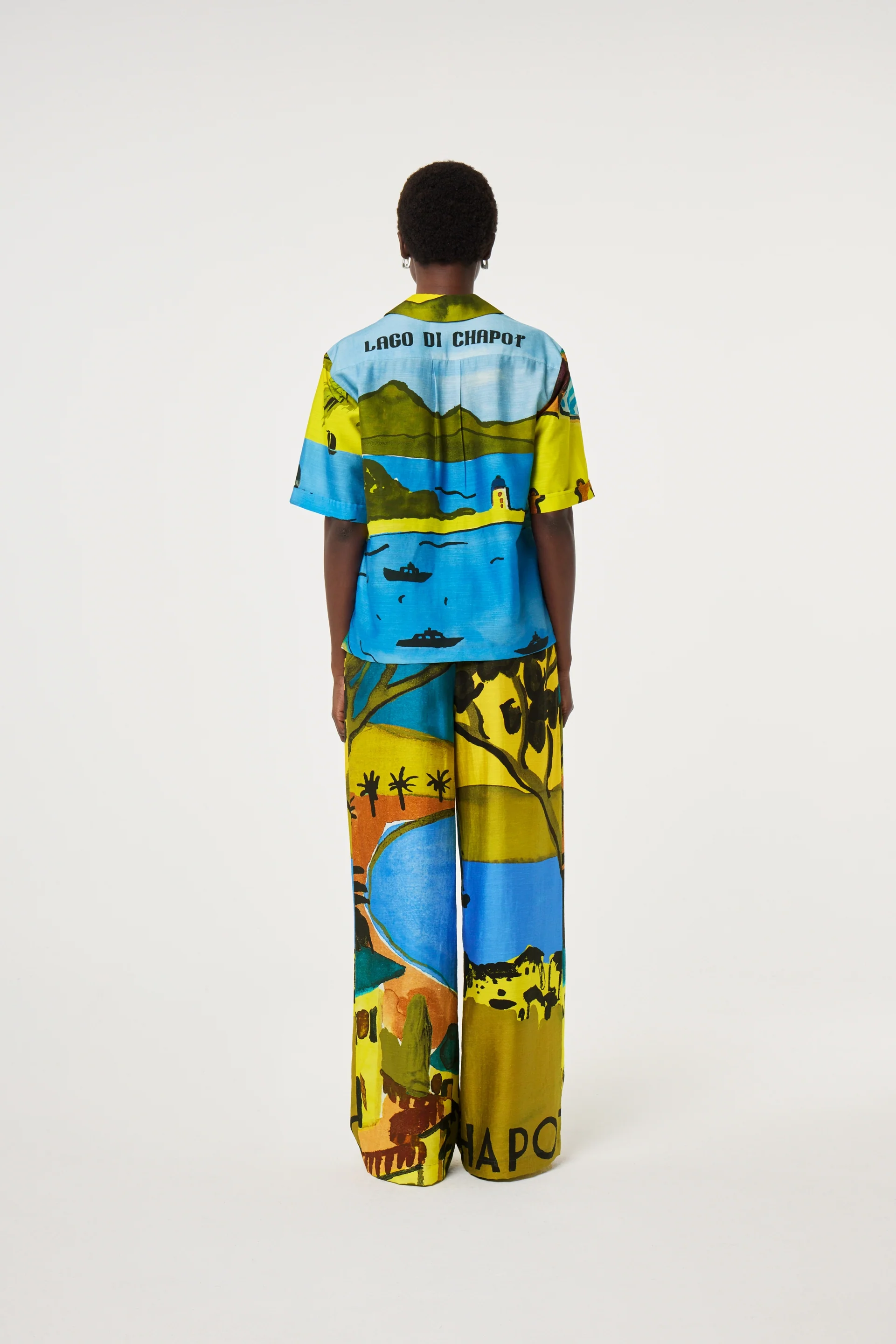 Brock Blouse | Yellow/Blue - Image 3