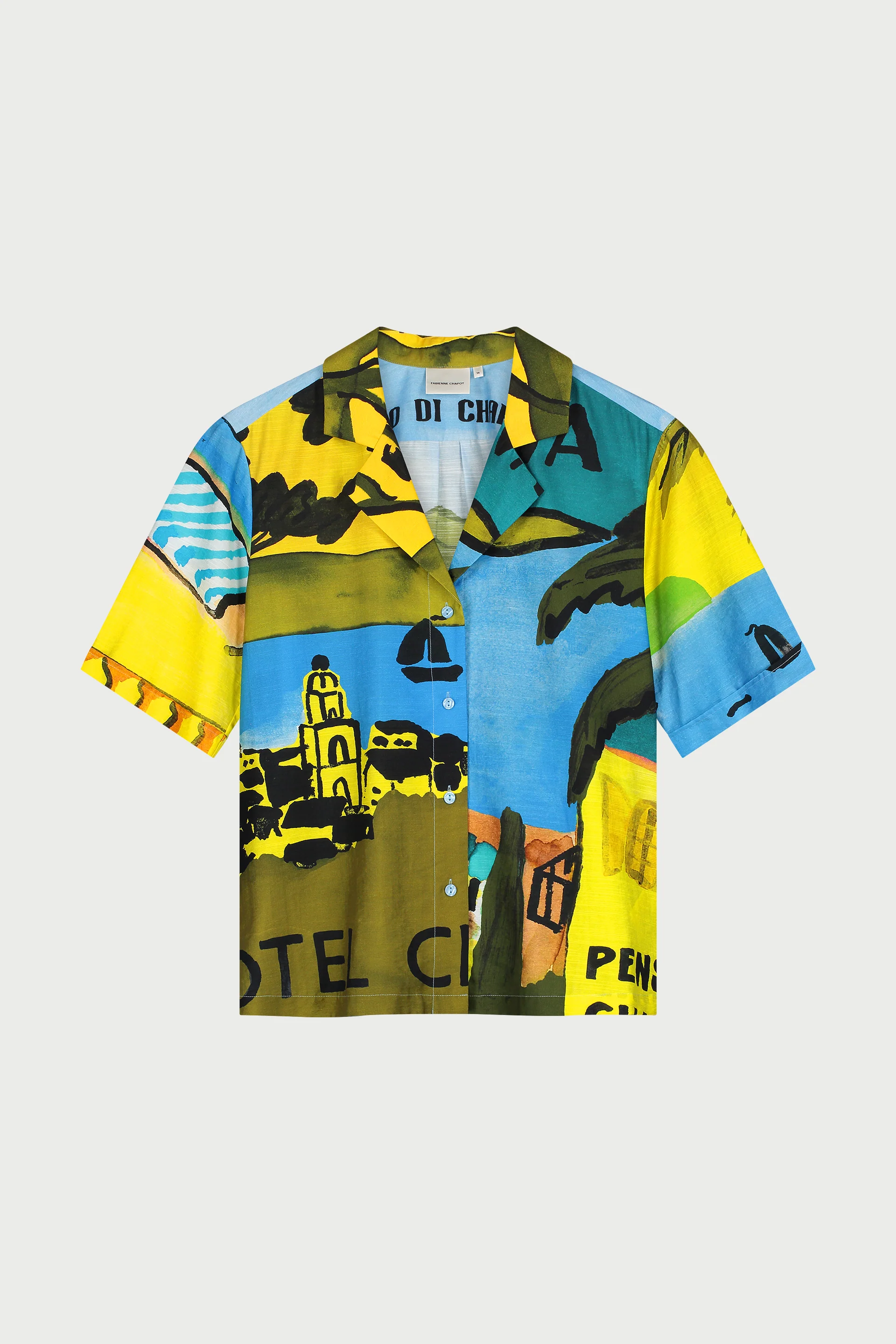 Brock Blouse | Yellow/Blue - Image 4