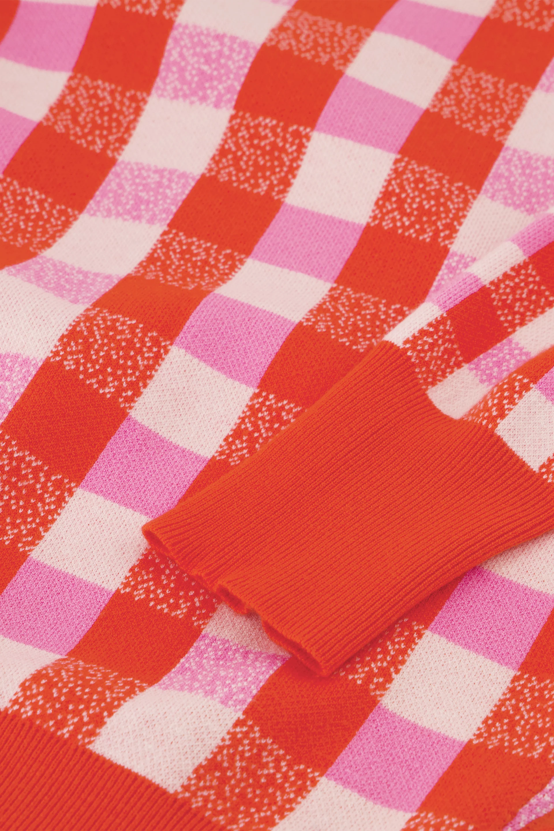 Camille Cardigan | Cosy White/Tangerine Tango - Image 5
