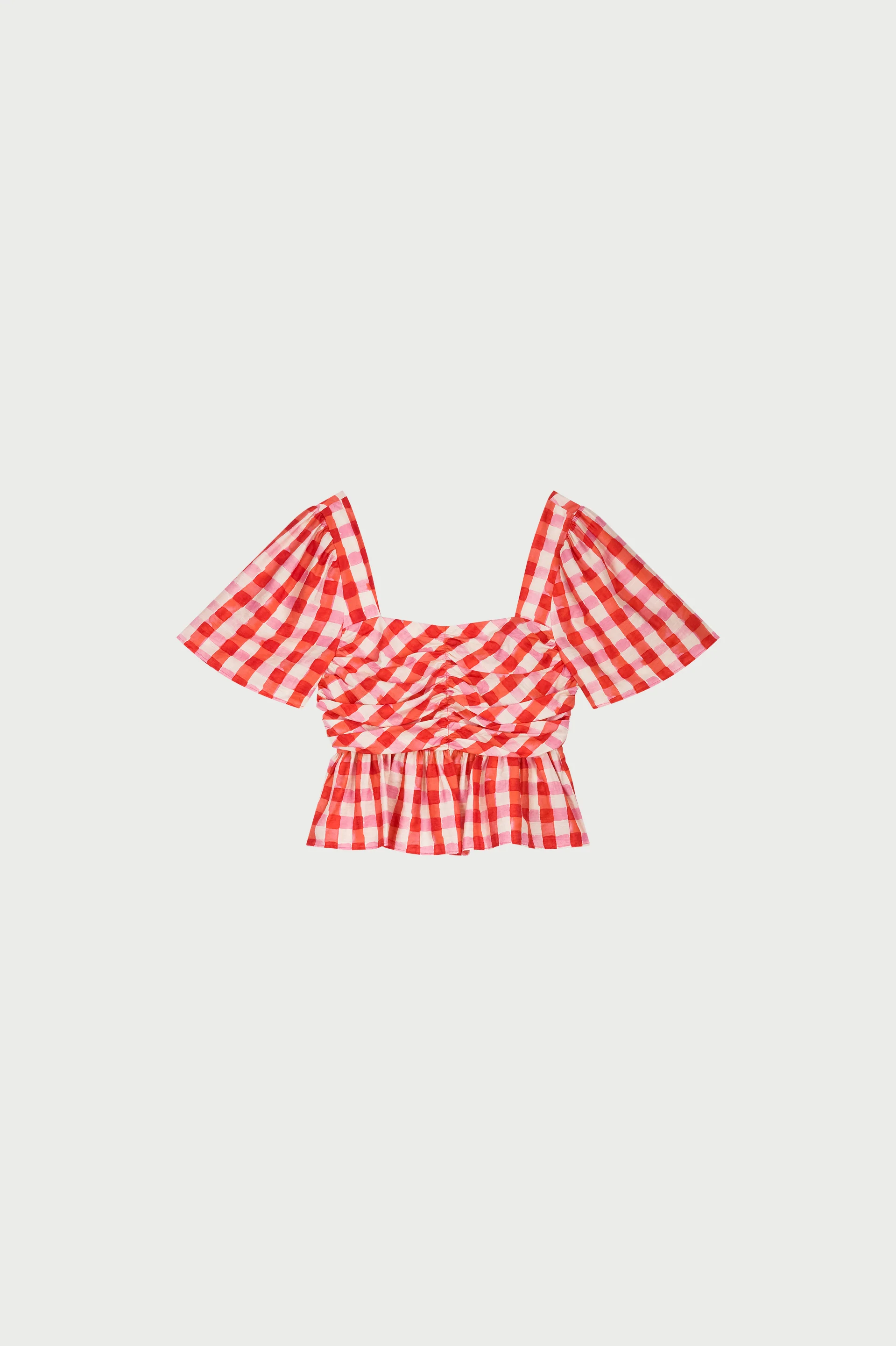 Carletta Top | Tangerine Tango/Cosy White - Image 4