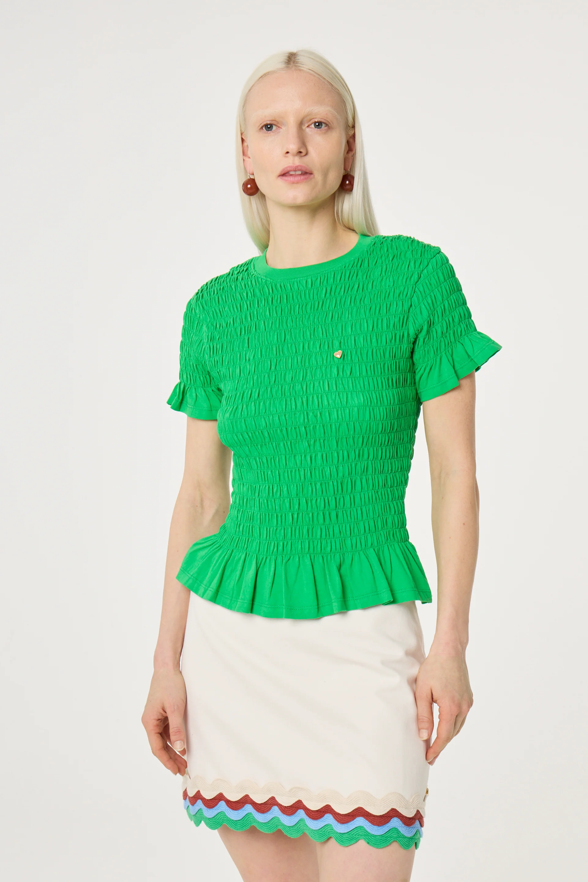 Carmen T-Shirt | Green Glimmer - Image 2