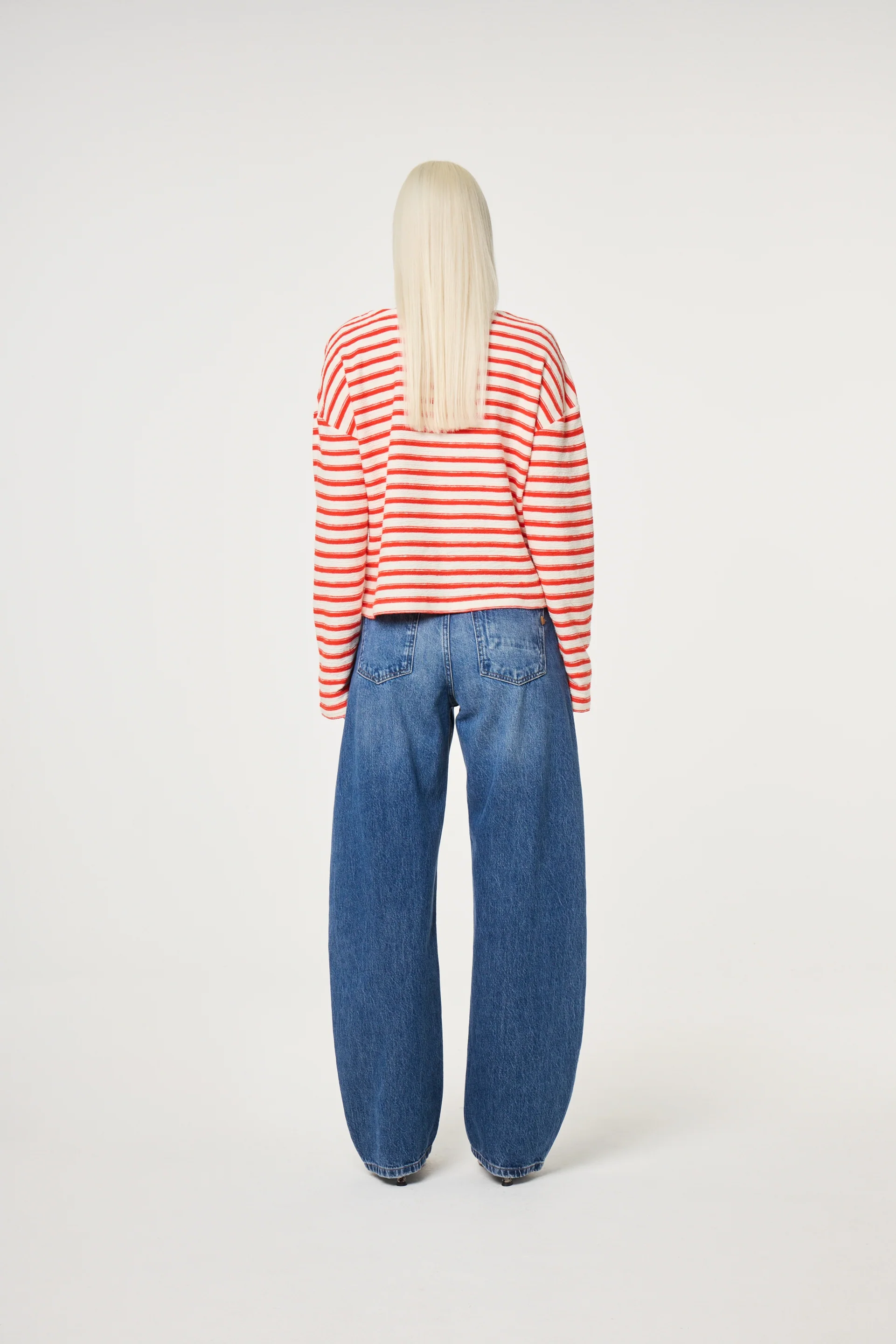 Celina Top | Cosy White/Tangerine Tango - Image 3