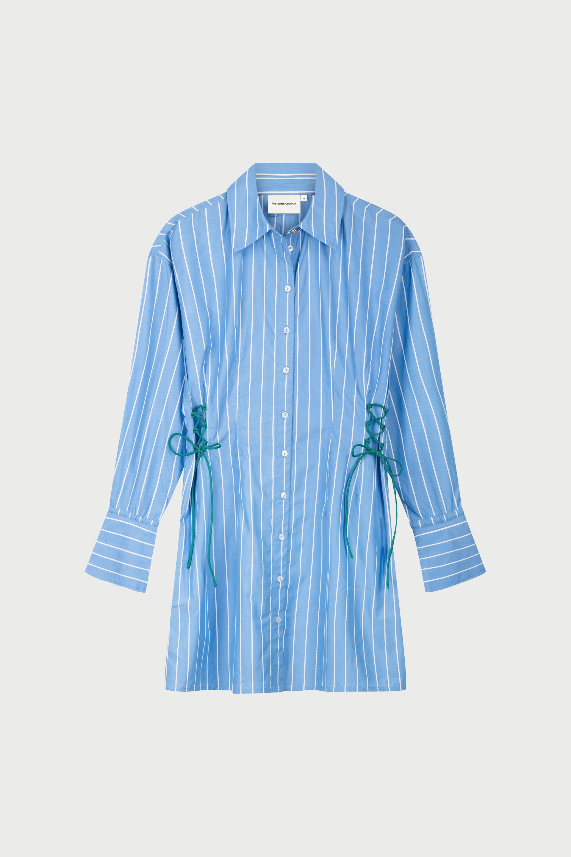 Coletta Blue Stripe Dress | Marina Blue/Cosy White - Image 5