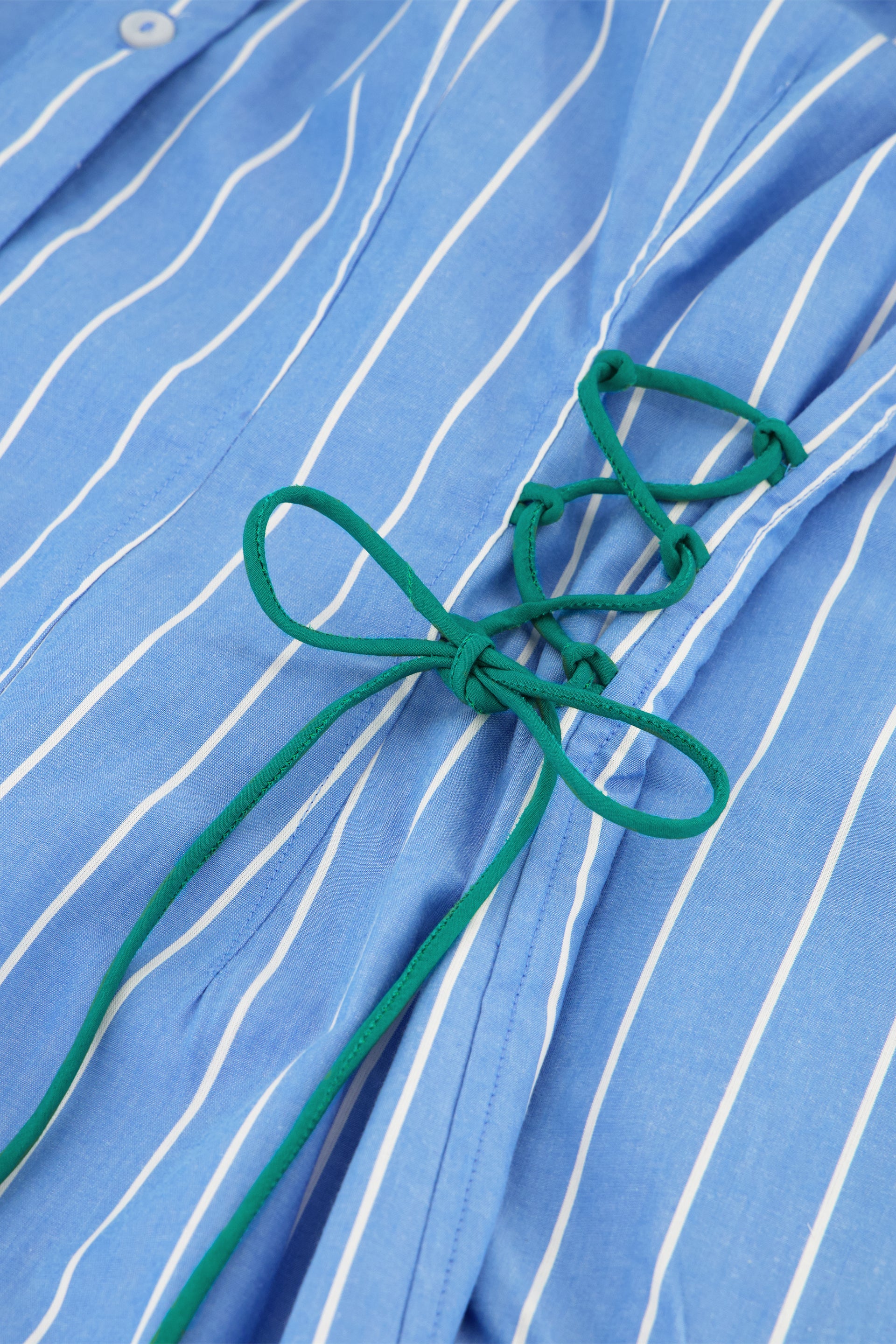 Coletta Blue Stripe Dress | Marina Blue/Cosy White - Image 6