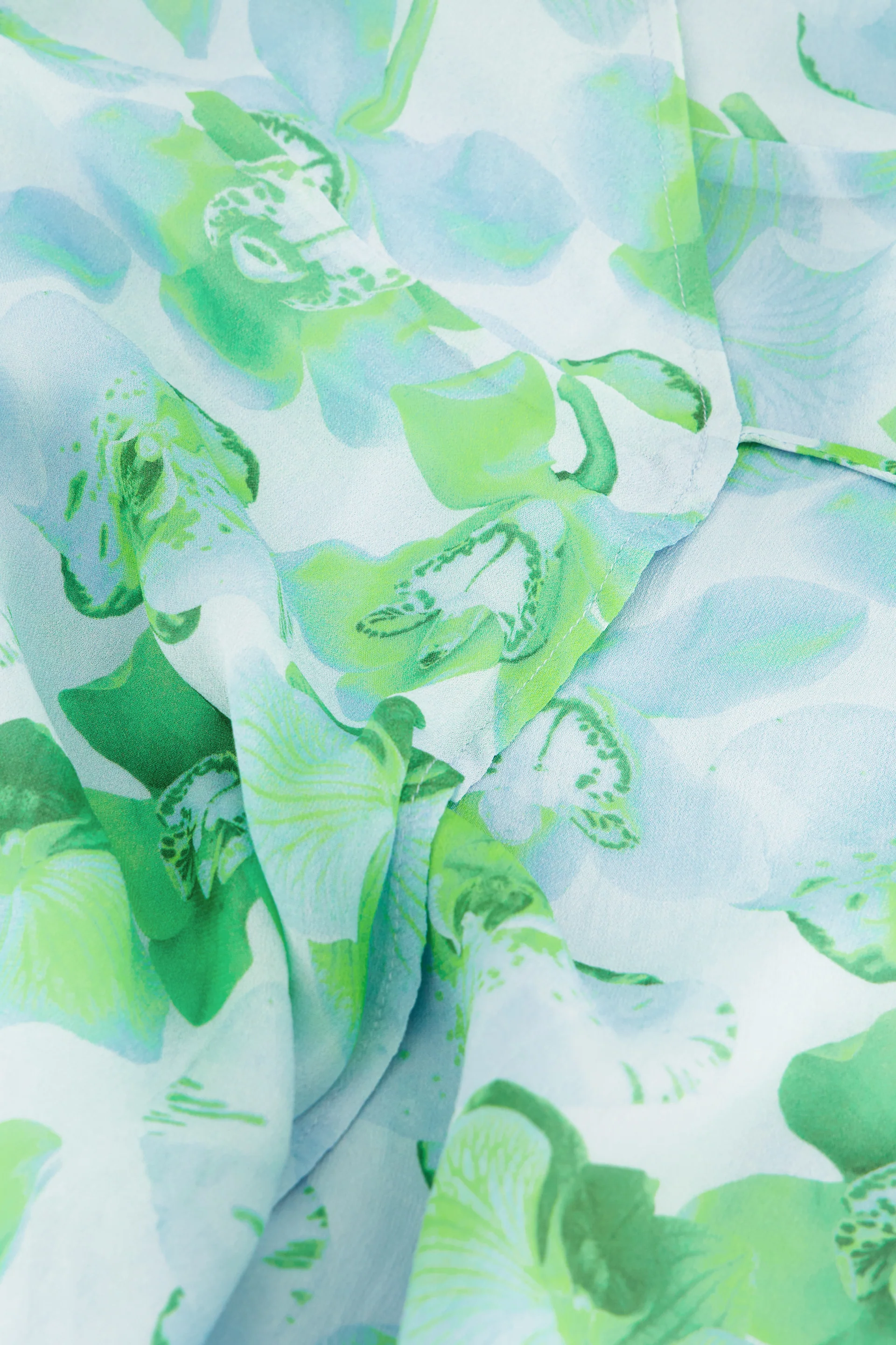 Denise Dress | Light Blue/Green - Image 5