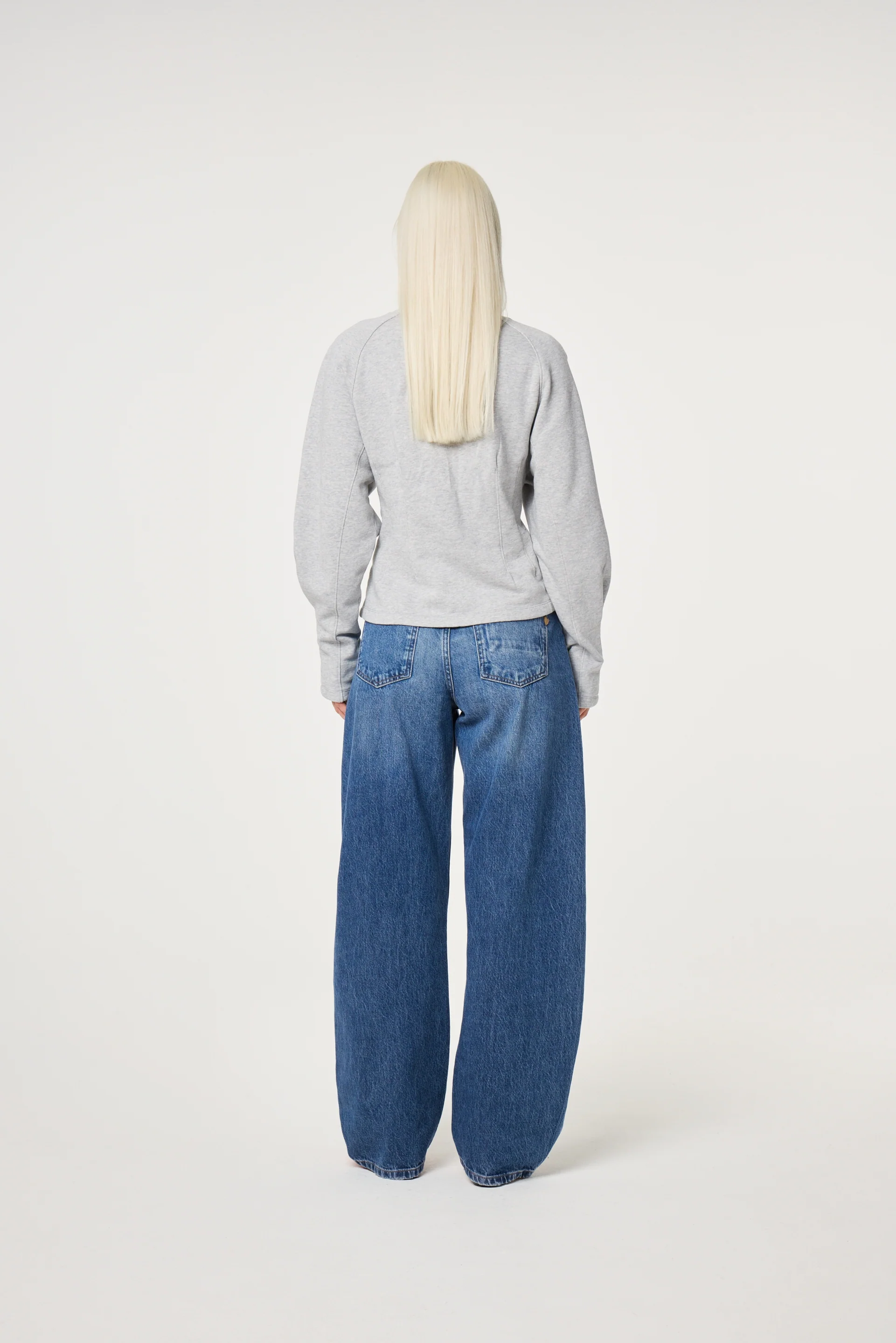 Dhelia Sweater | Mid Grey Melange - Image 3