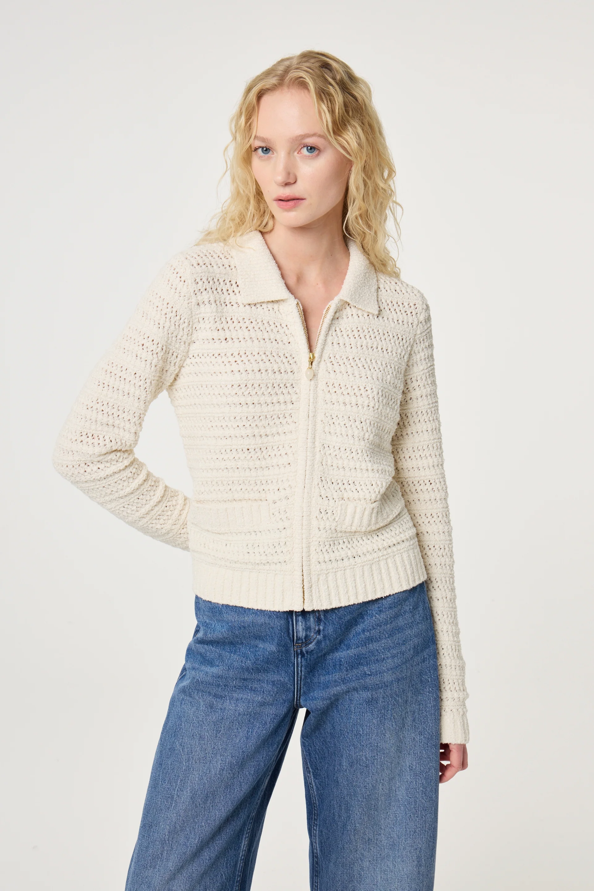 Dido Cardigan | Cosy White - Image 2