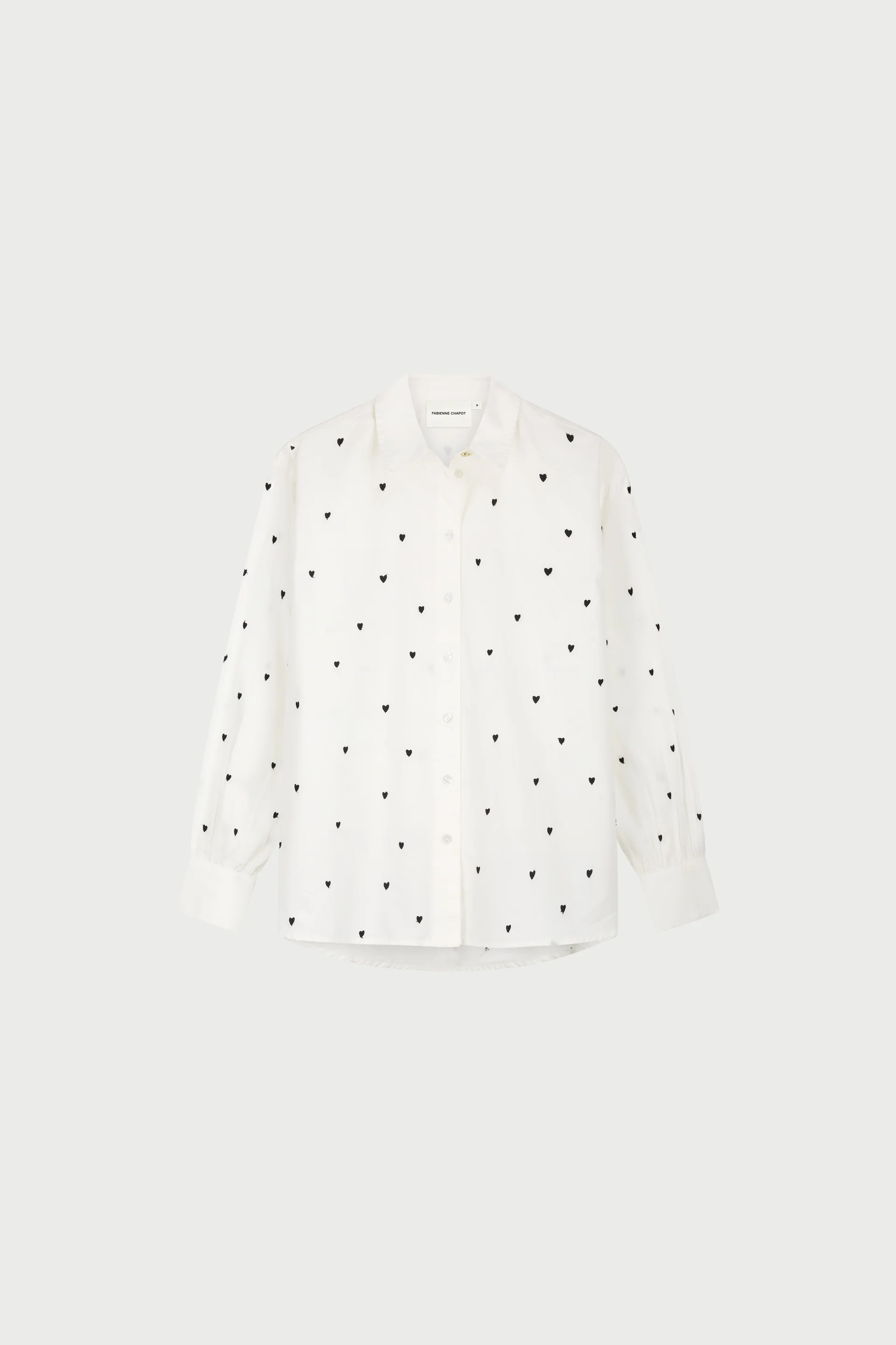 Dina Blouse | Cosy White/Black - Image 4