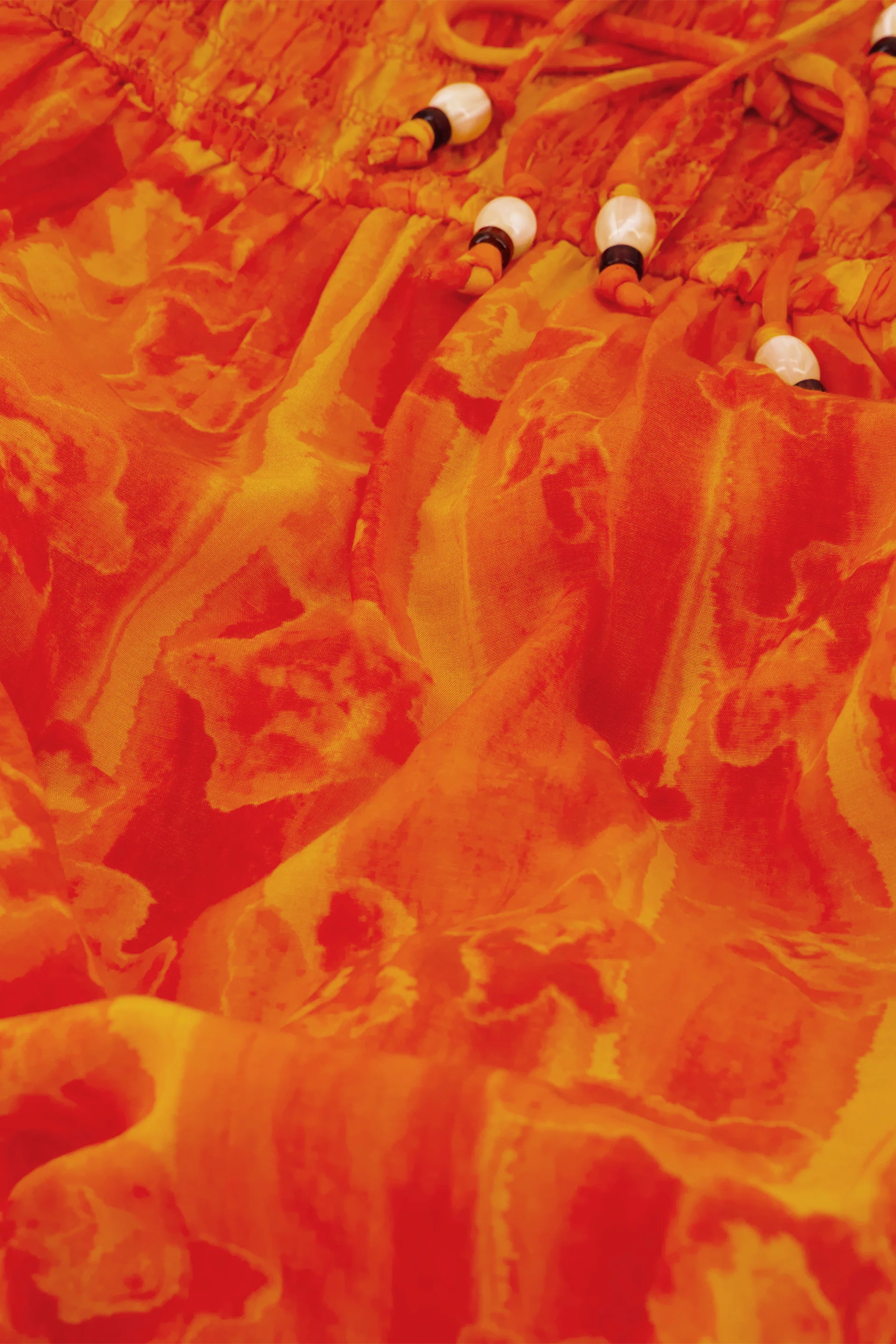 Elou Dress | Orange/Orange - Image 6