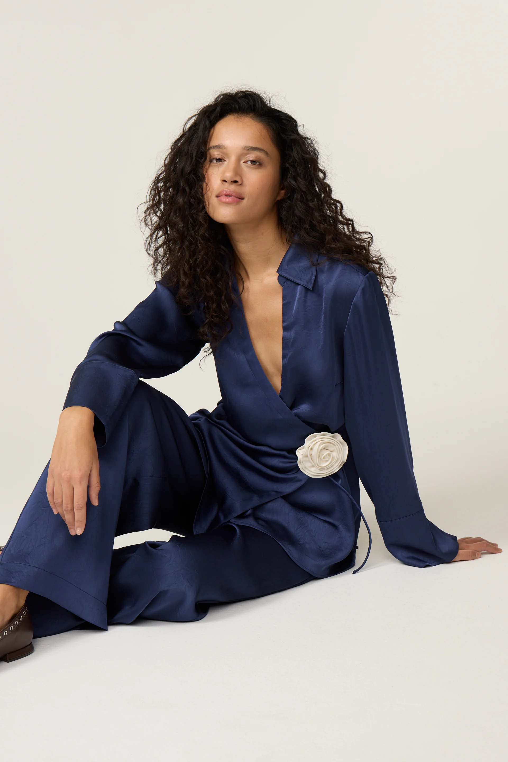 Emma Trousers | Maritime Blue - Image 2