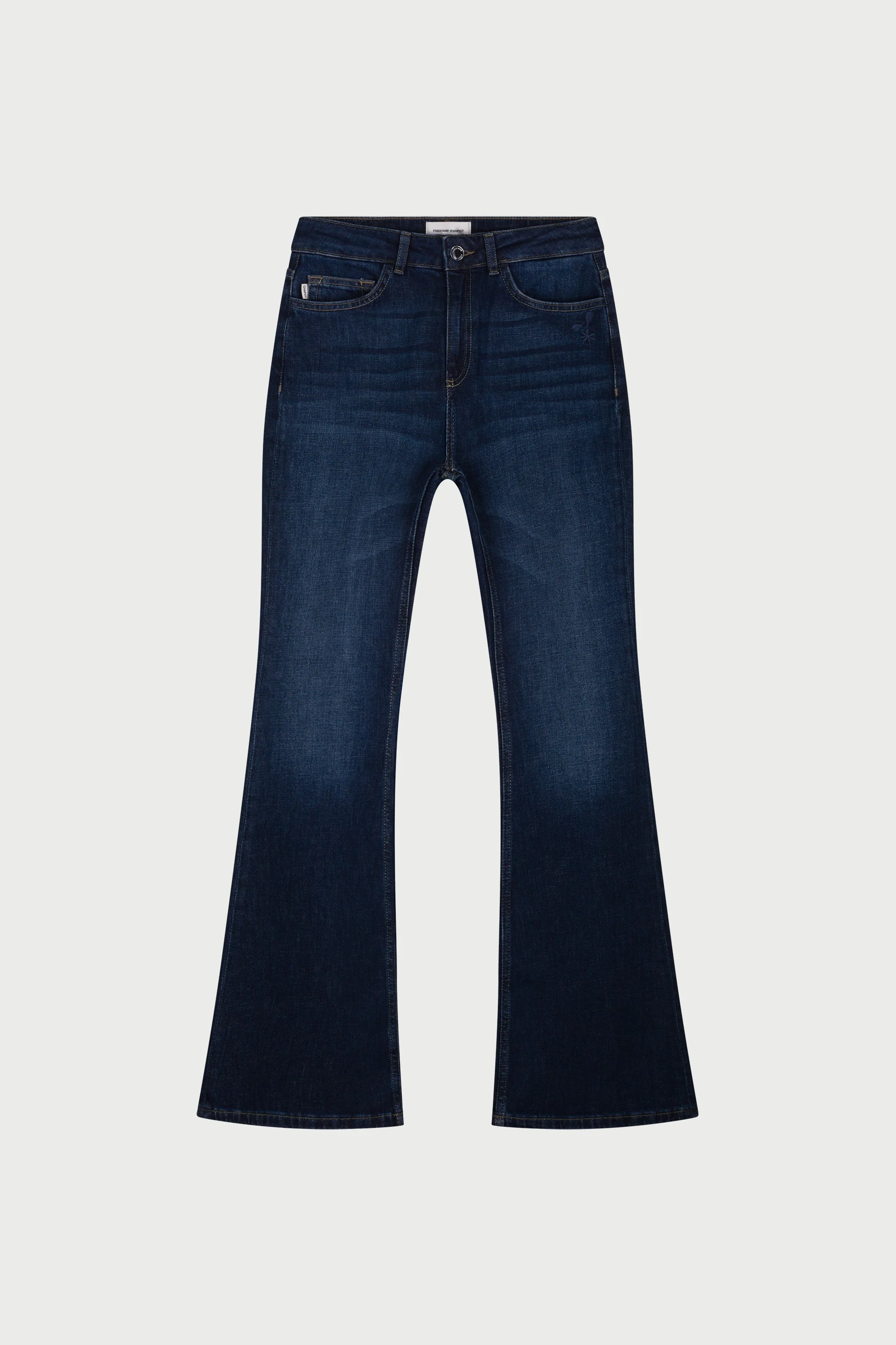 Eva Flare Jeans | Dark Indigo - Image 4