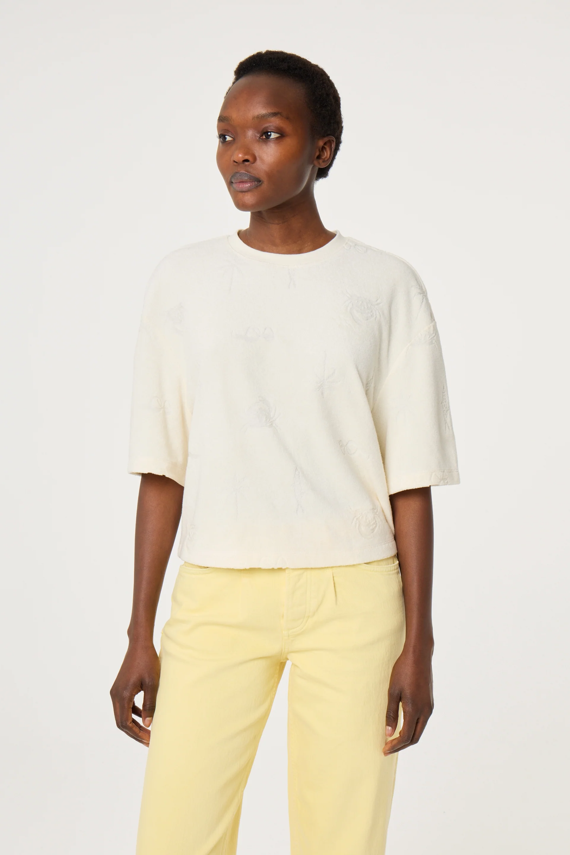 Evy T-Shirt | Cosy White - Image 2