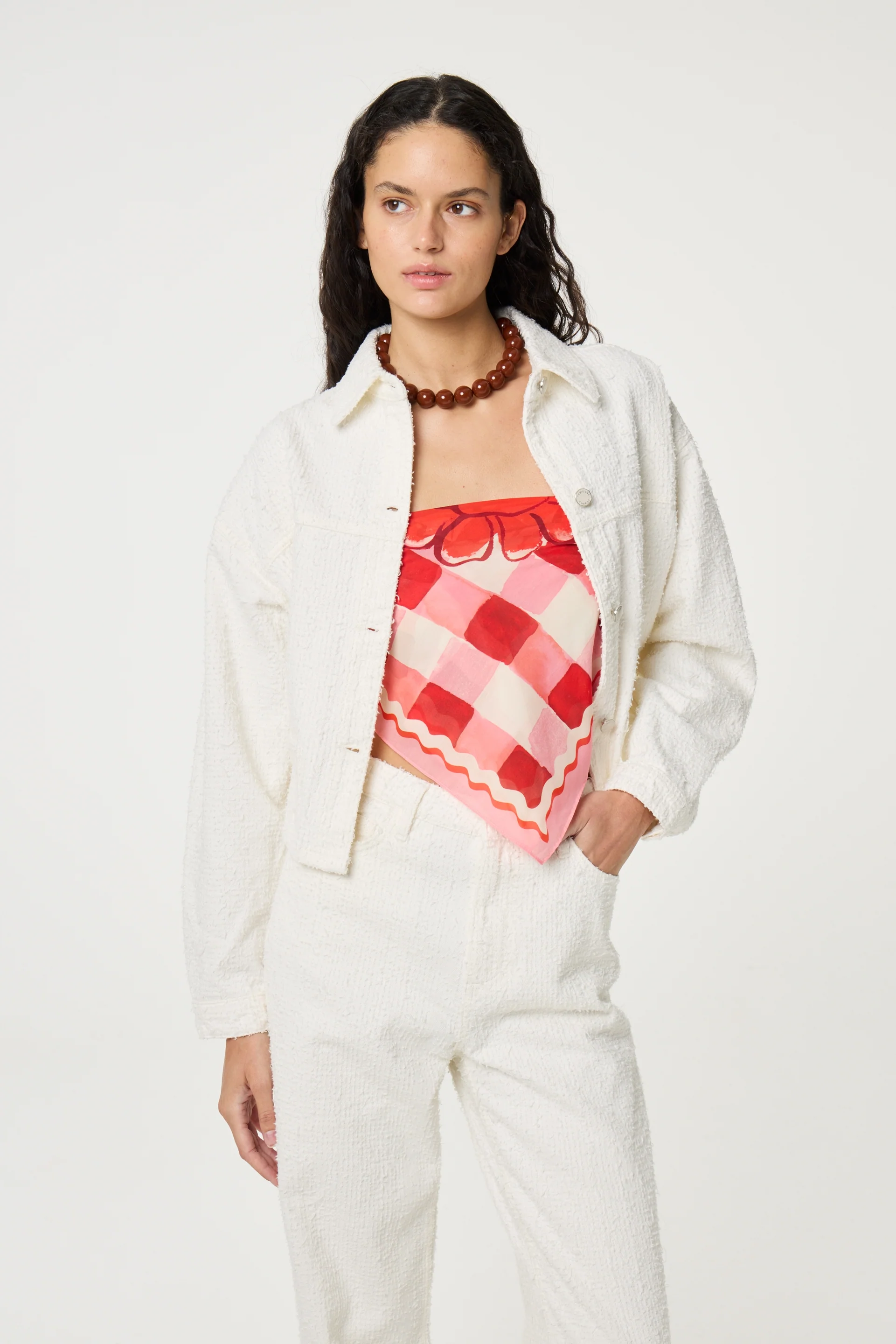 Gemma Jacket | Cream White - Image 2