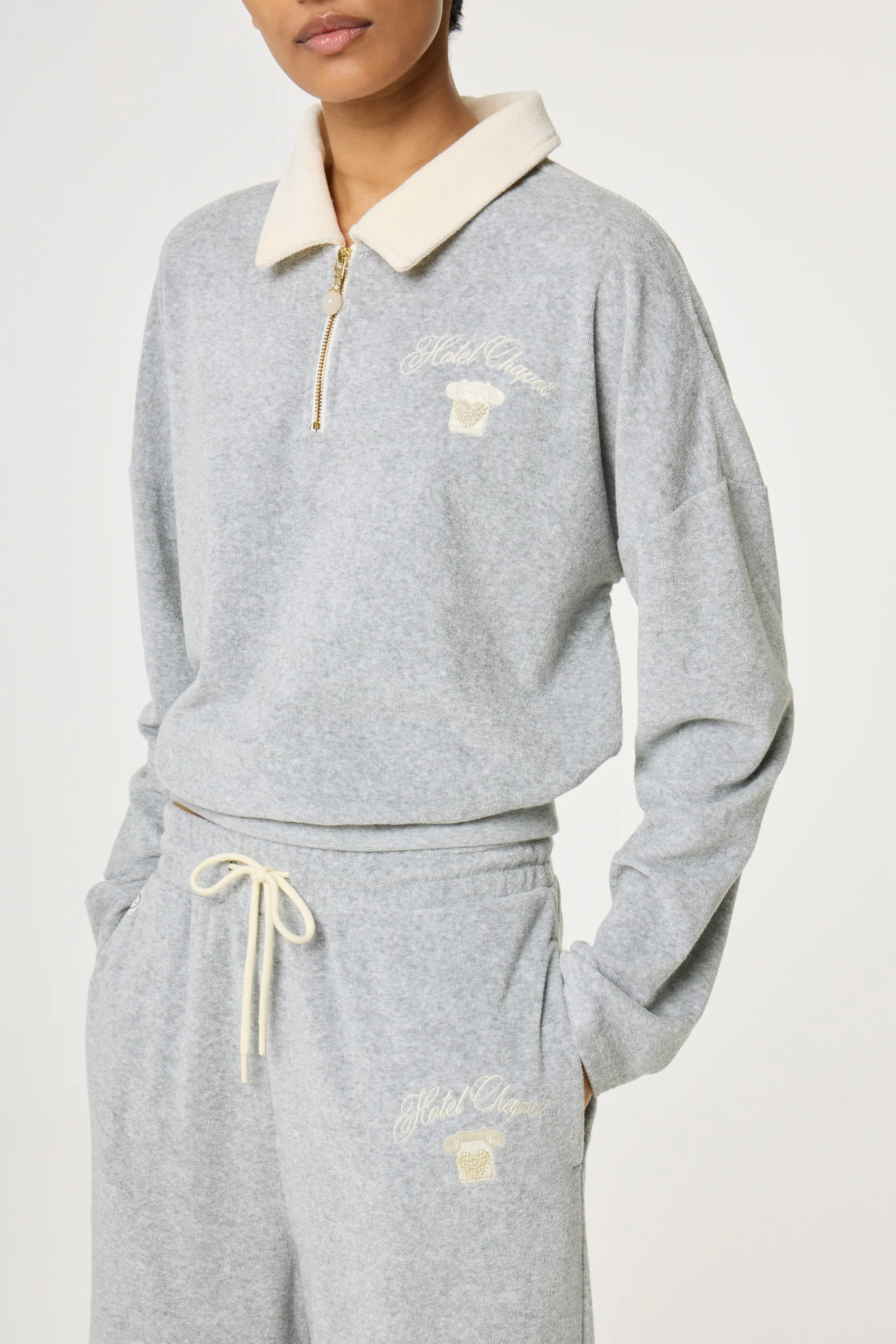 Hugo Sweater | Grey Melange - Image 3