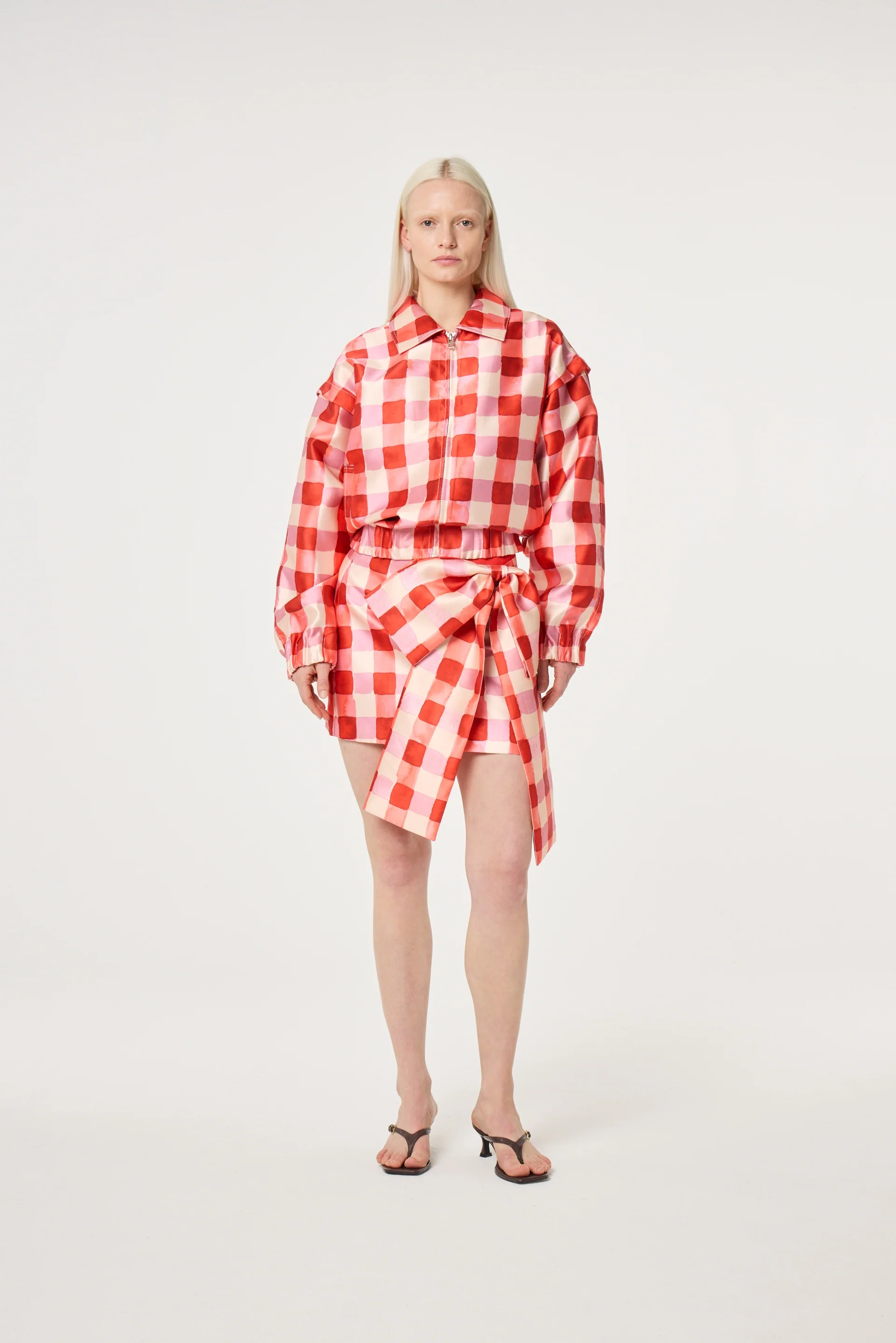 Jay Jacket | Tangerine Tango/Cosy White