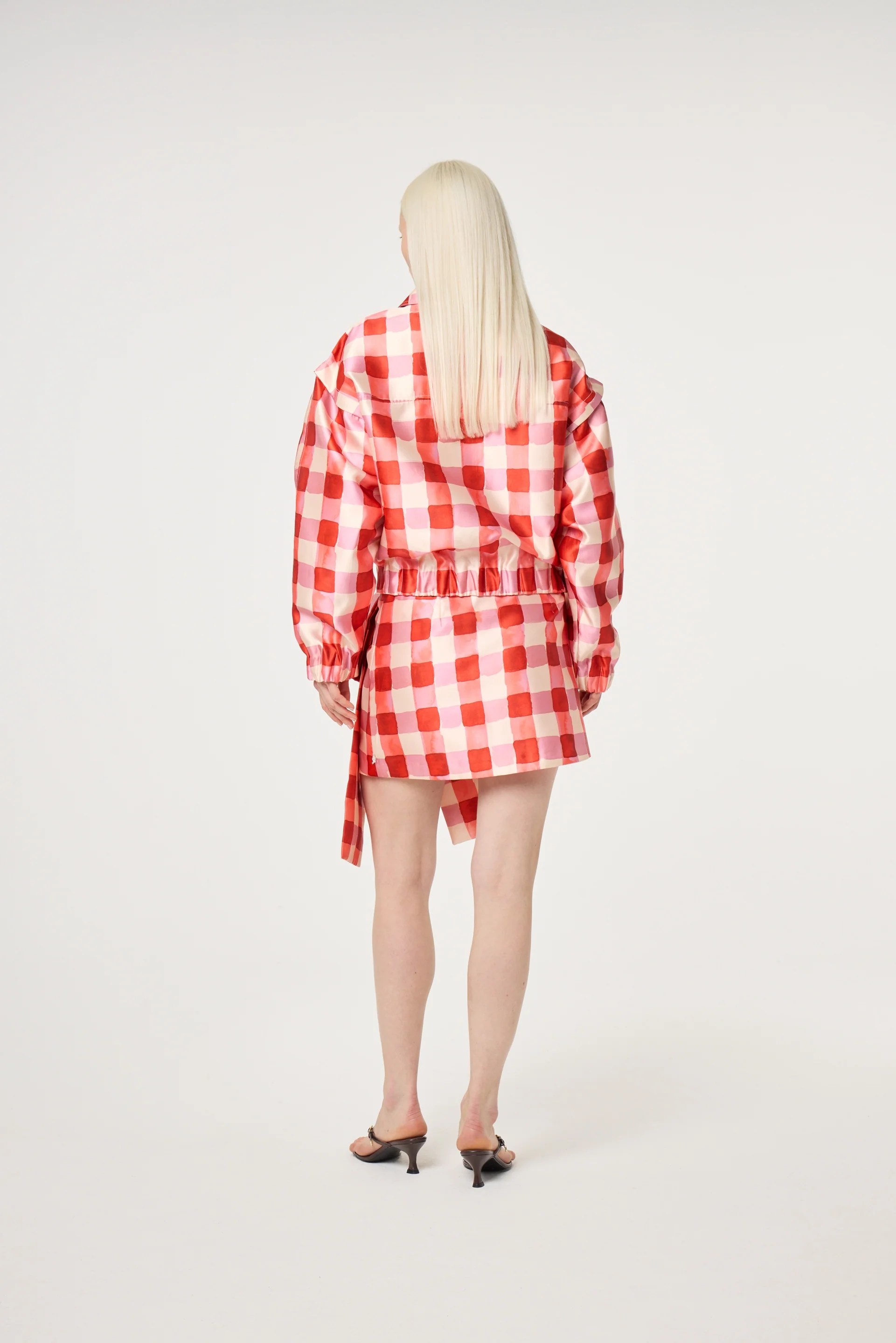 Jay Jacket | Tangerine Tango/Cosy White - Image 3