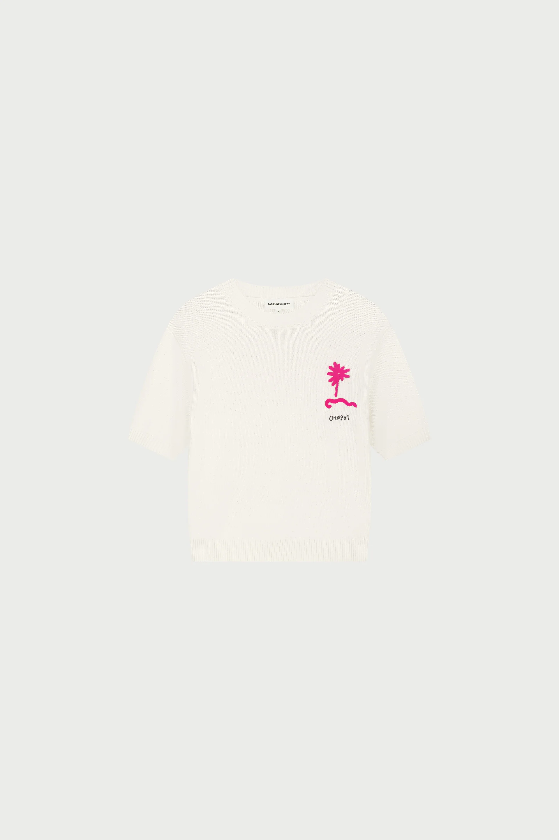 Jiska Short Sleeve Pullover | Cosy White - Image 4