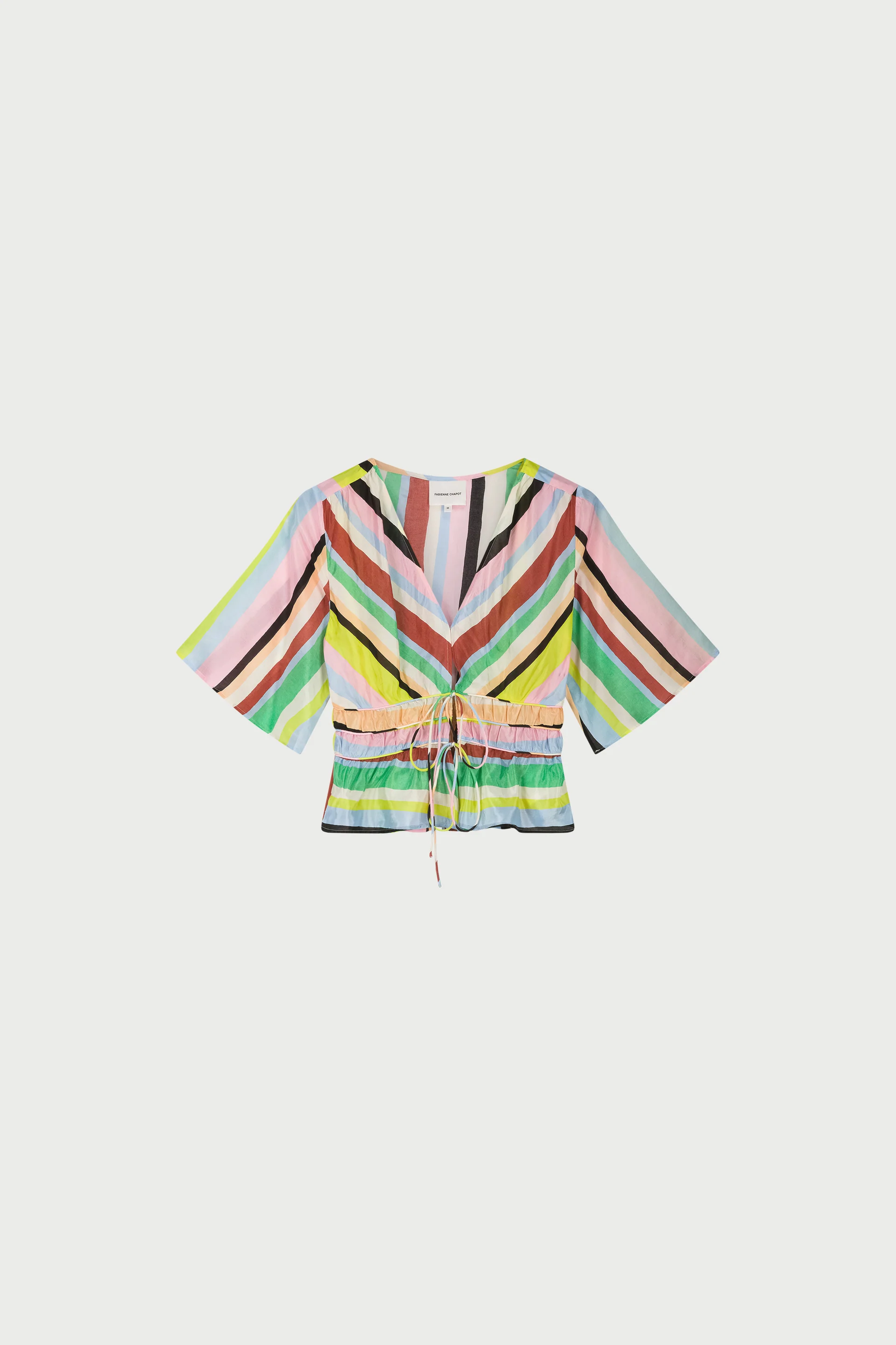 Jolie Top | Light Blue/Navy - Image 4
