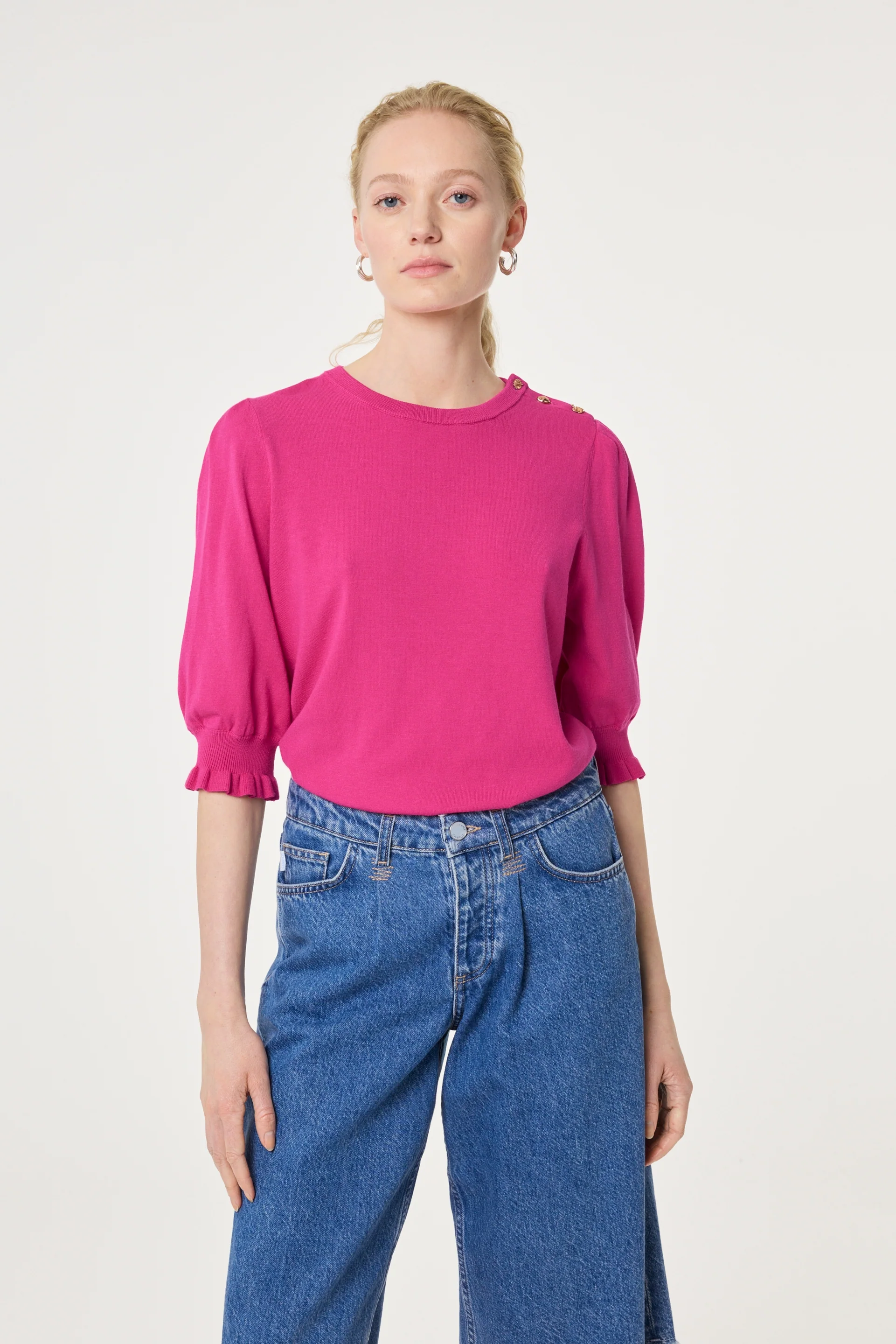Jolly Pullover | Flashy Pink - Image 2