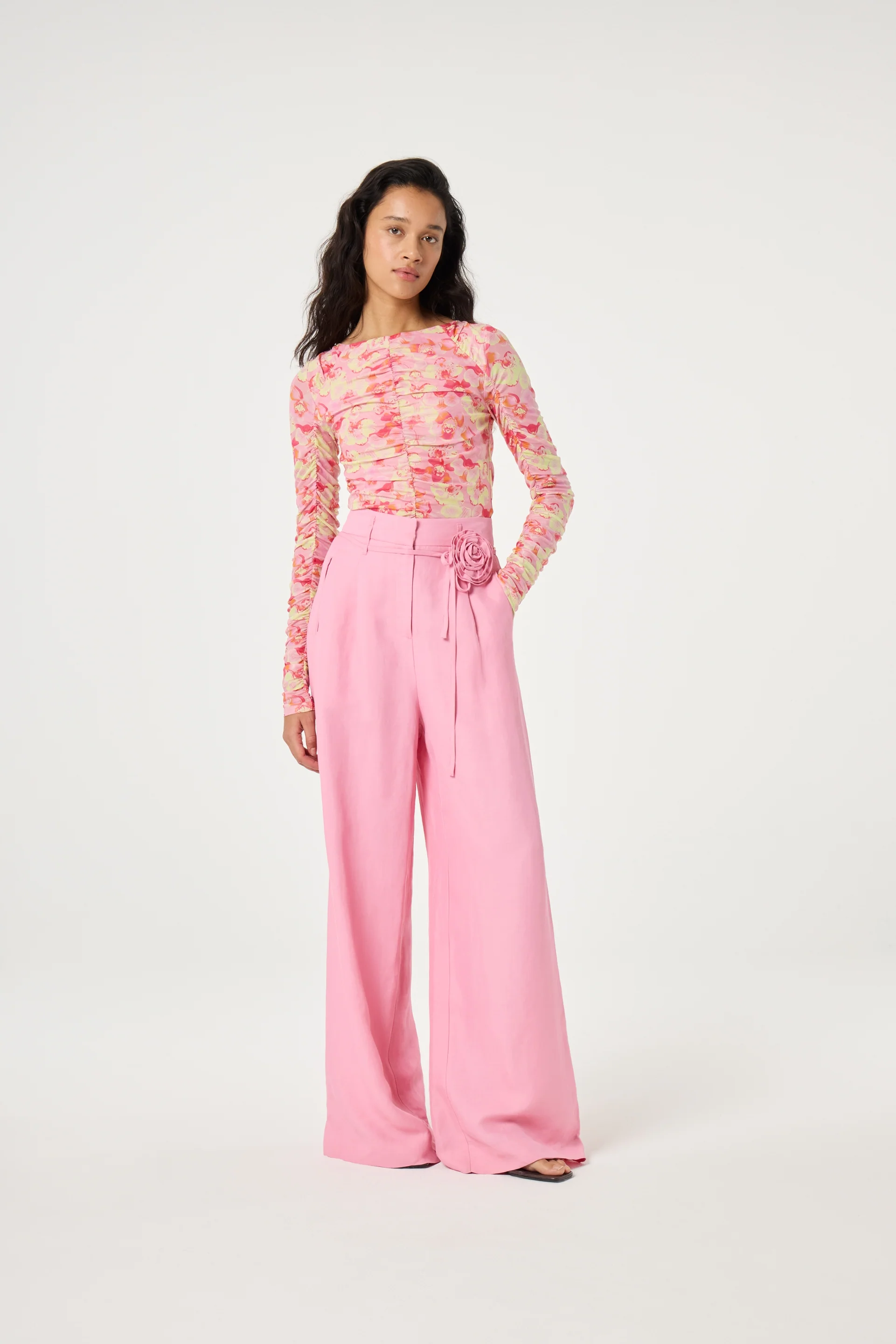 Kane Top | Pink/Yellow