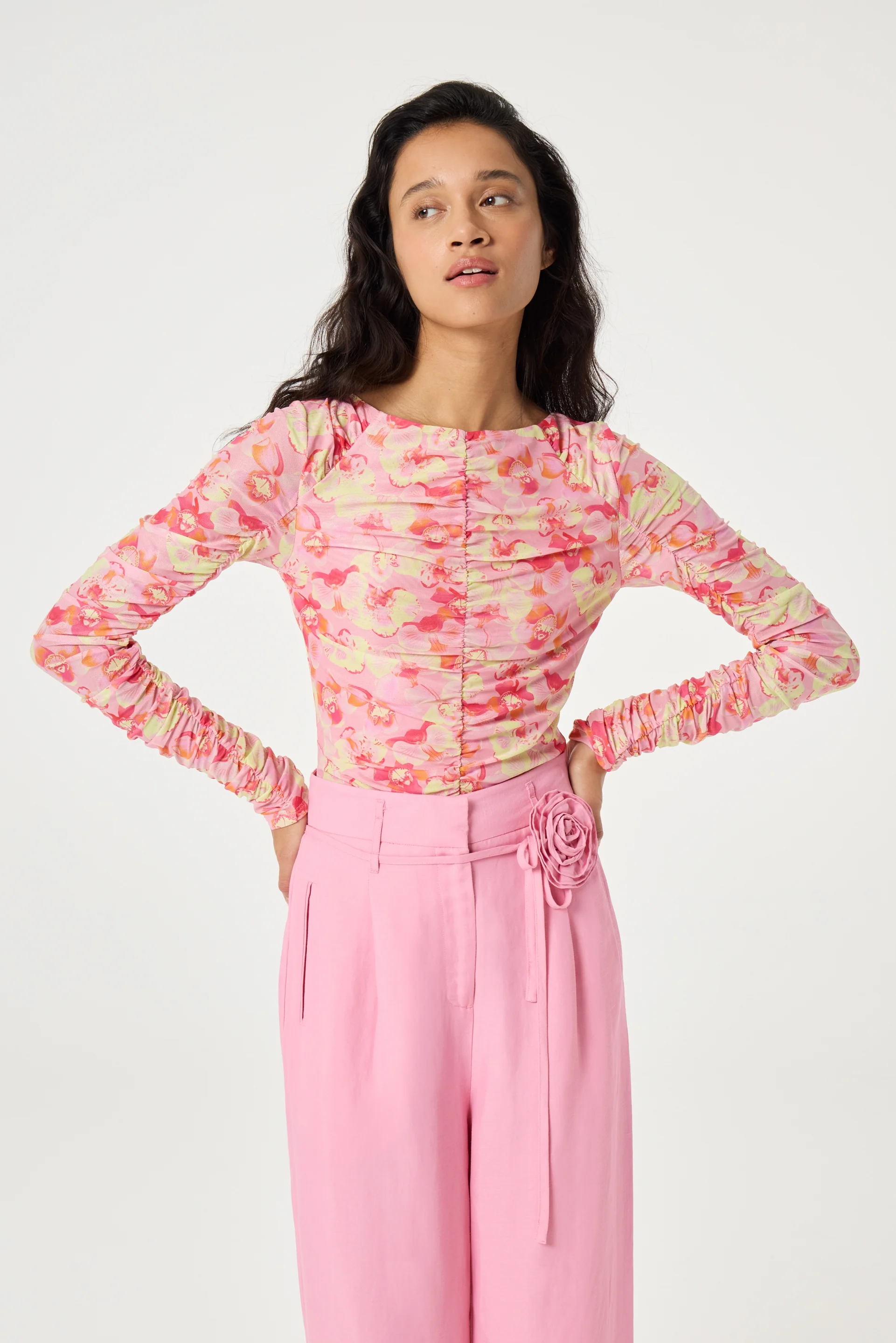 Kane Top | Pink/Yellow - Image 2