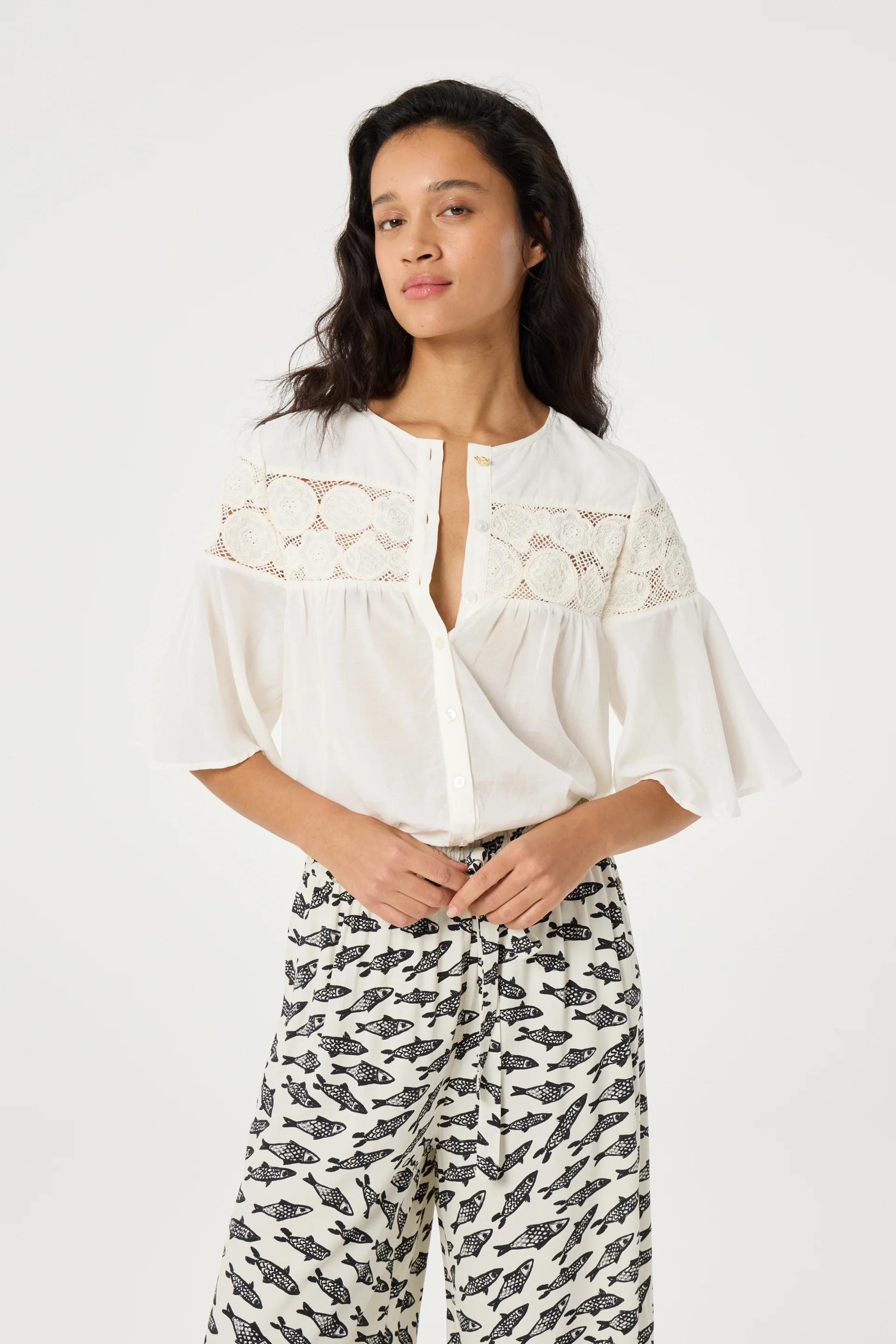Kristel Top | Cosy White - Image 2