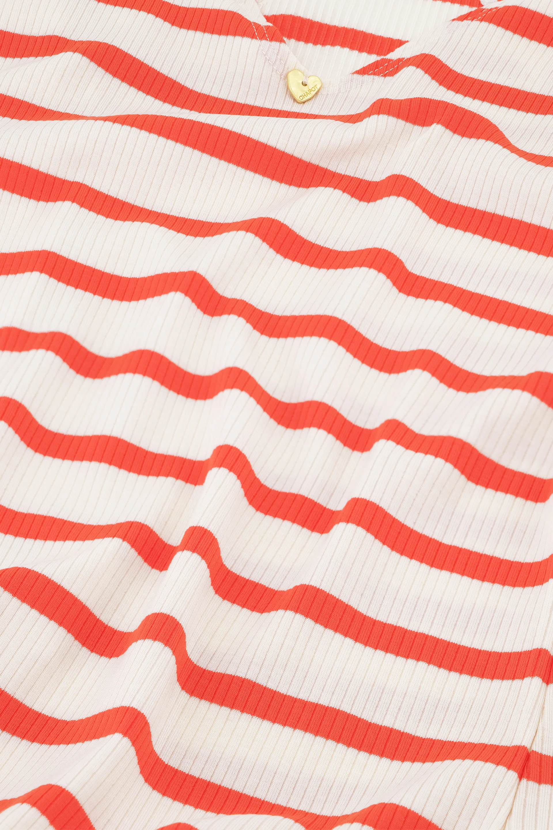 Lena Top | Cosy White/Tangerine Tango - Image 5