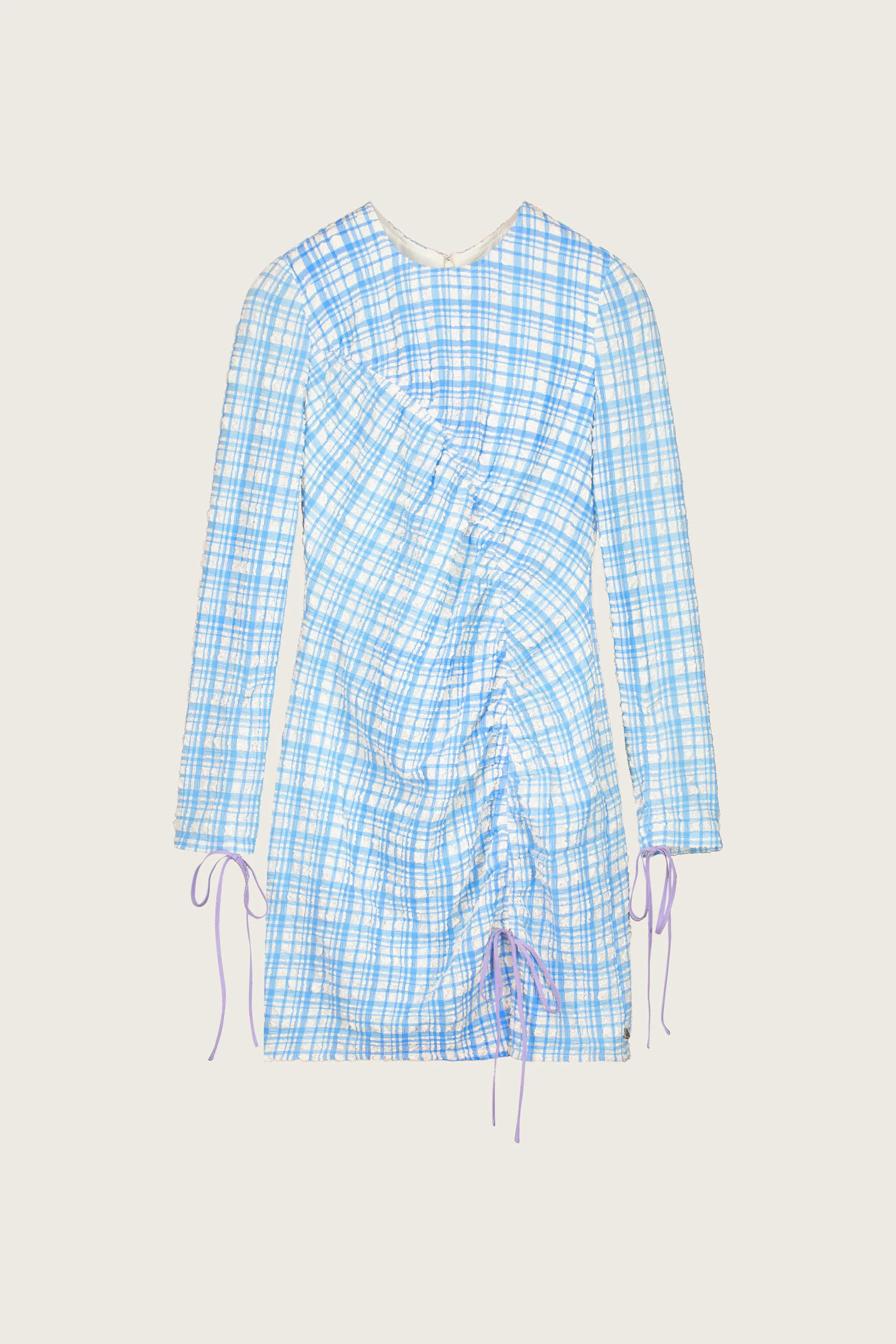 Levi Dress | Riad Blue/Cosy White - Image 4