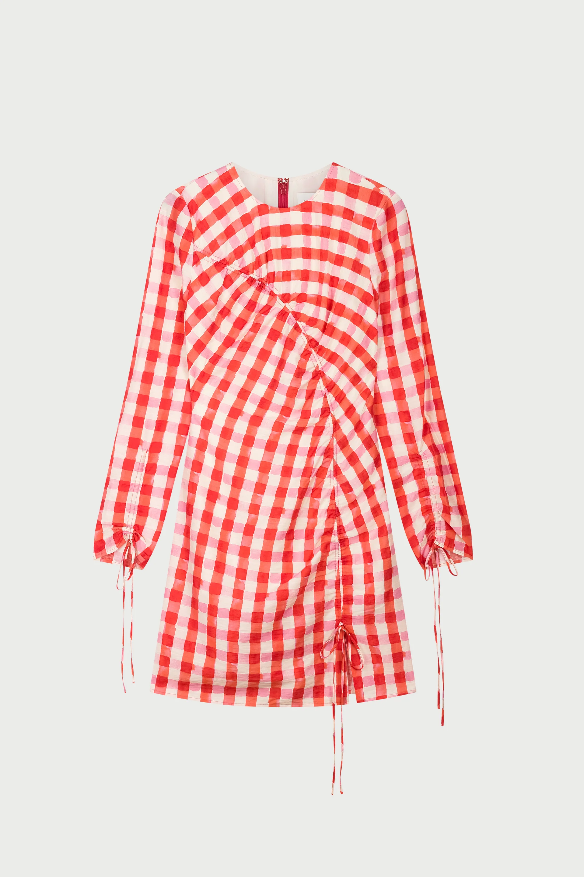 Levi Dress | Tangerine Tango/Cosy White - Image 4