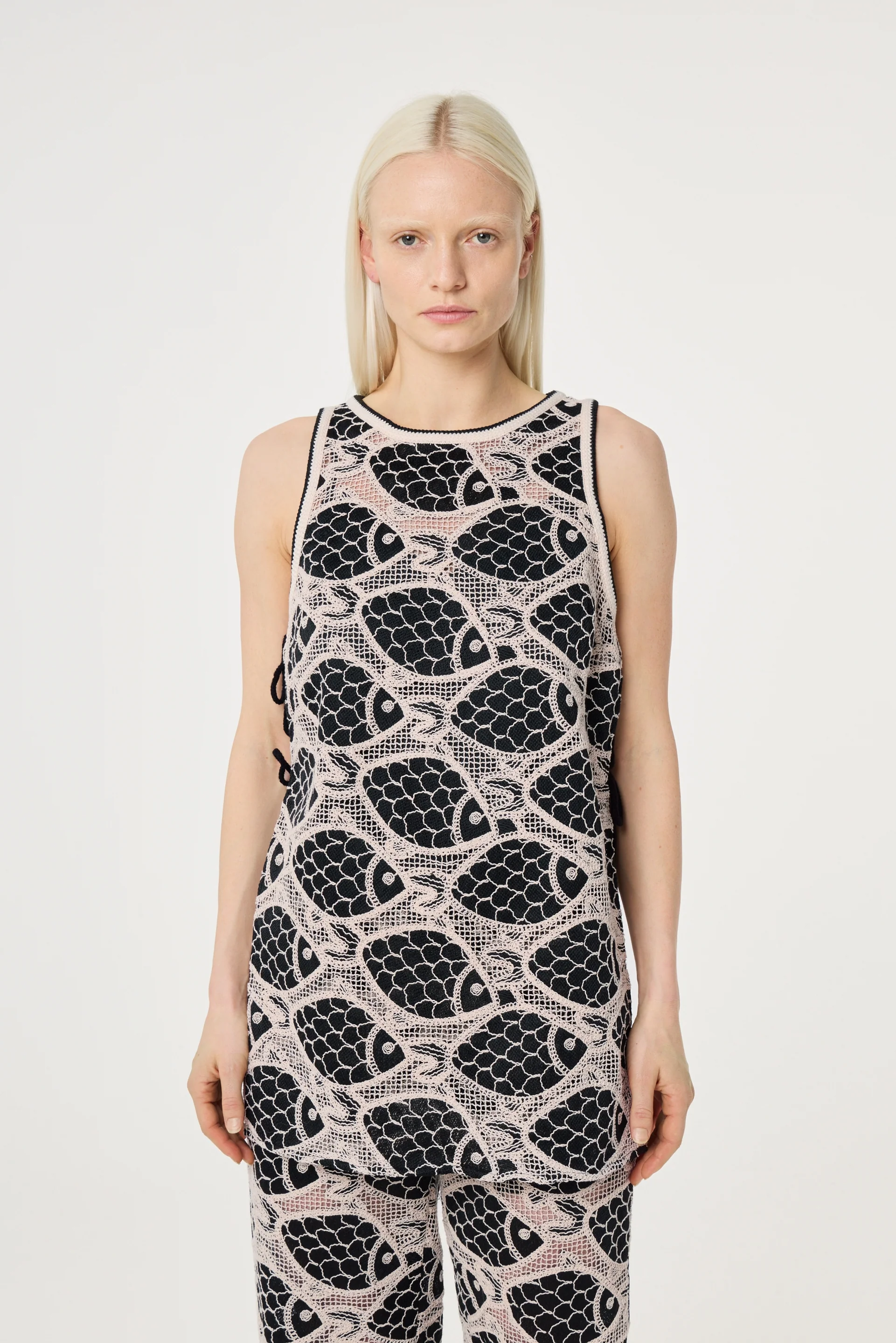 Luca Top | Cosy White/Black - Image 2