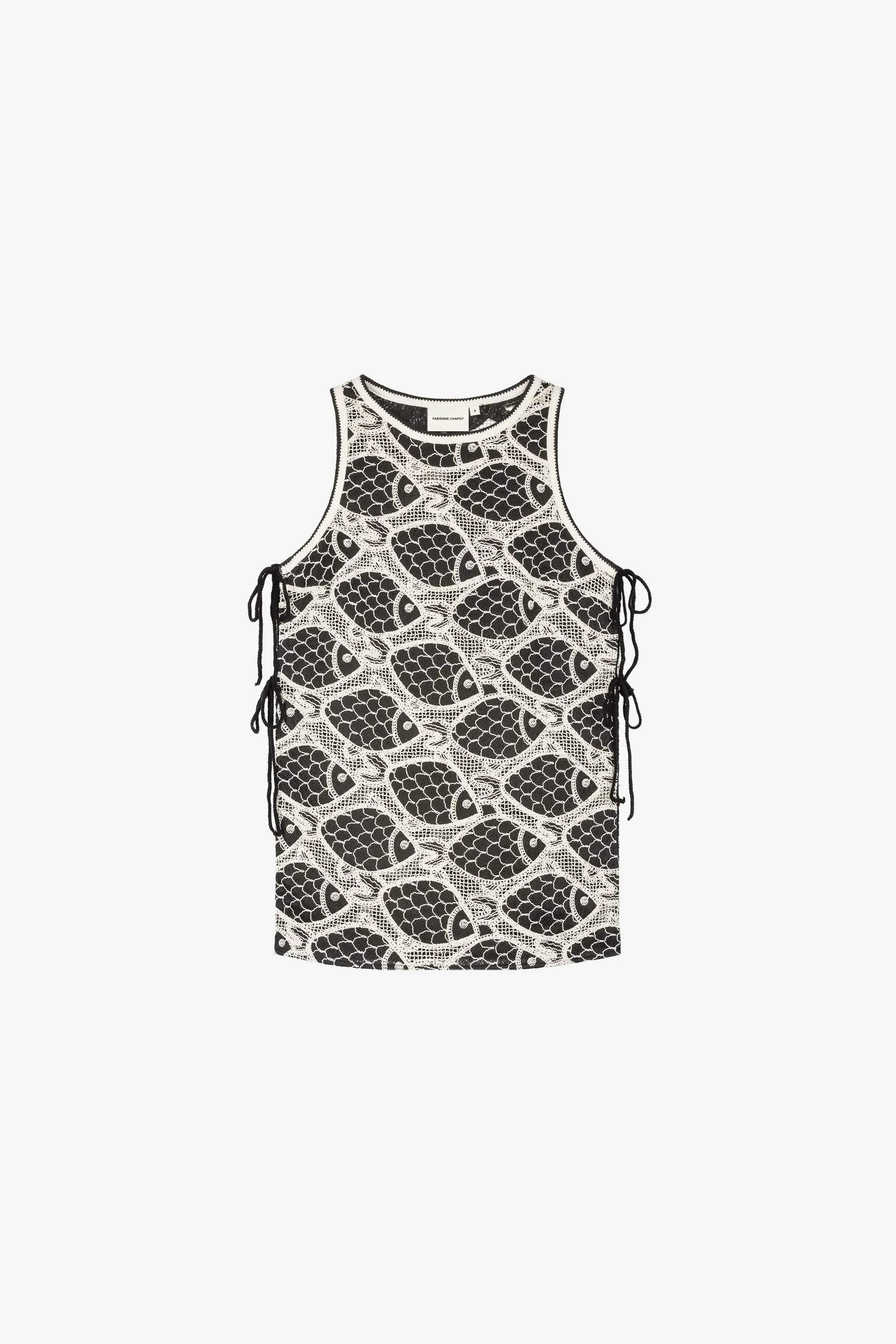 Luca Top | Cosy White/Black - Image 4
