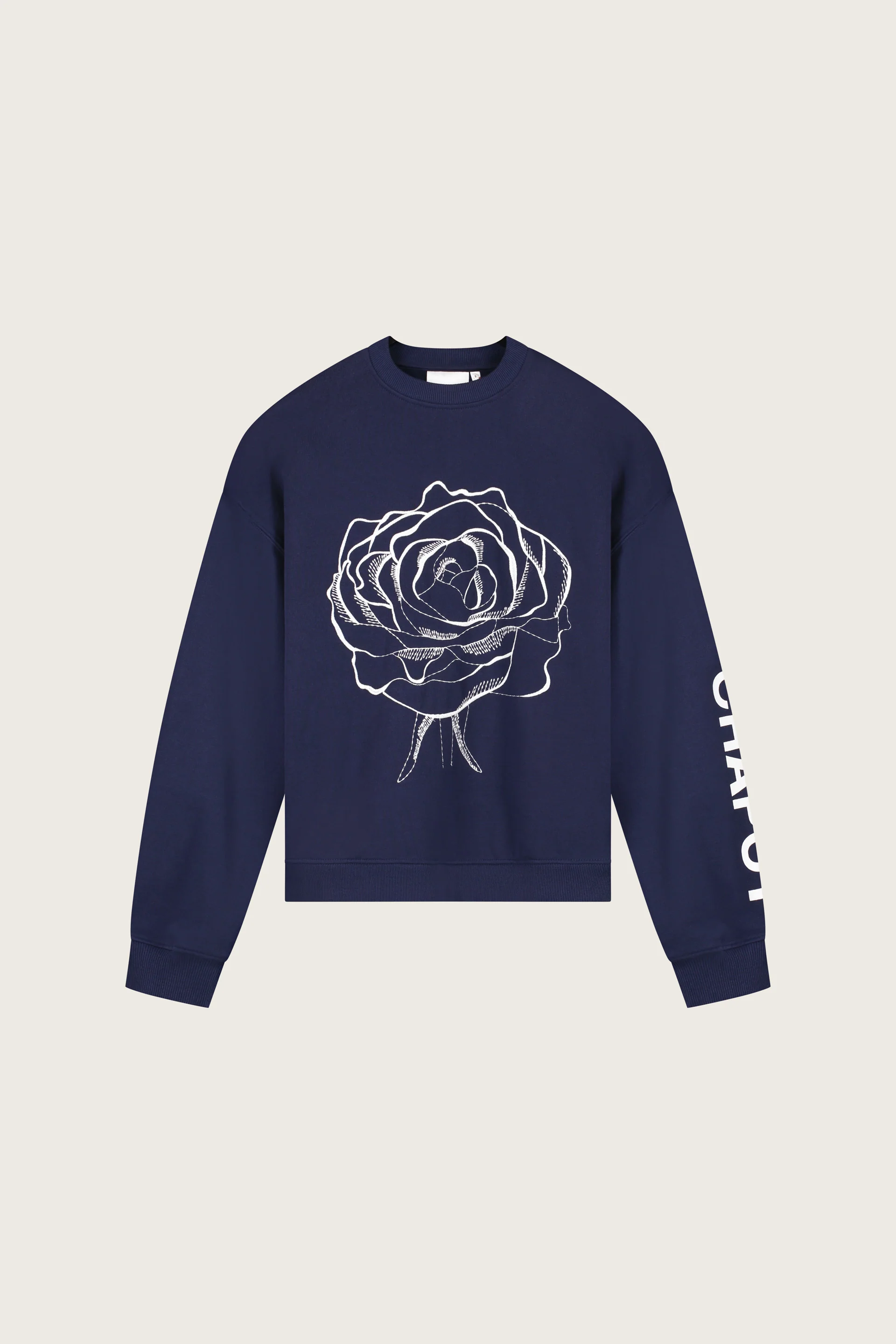 Luna Flower Sweater | Maritime Blue - Image 4