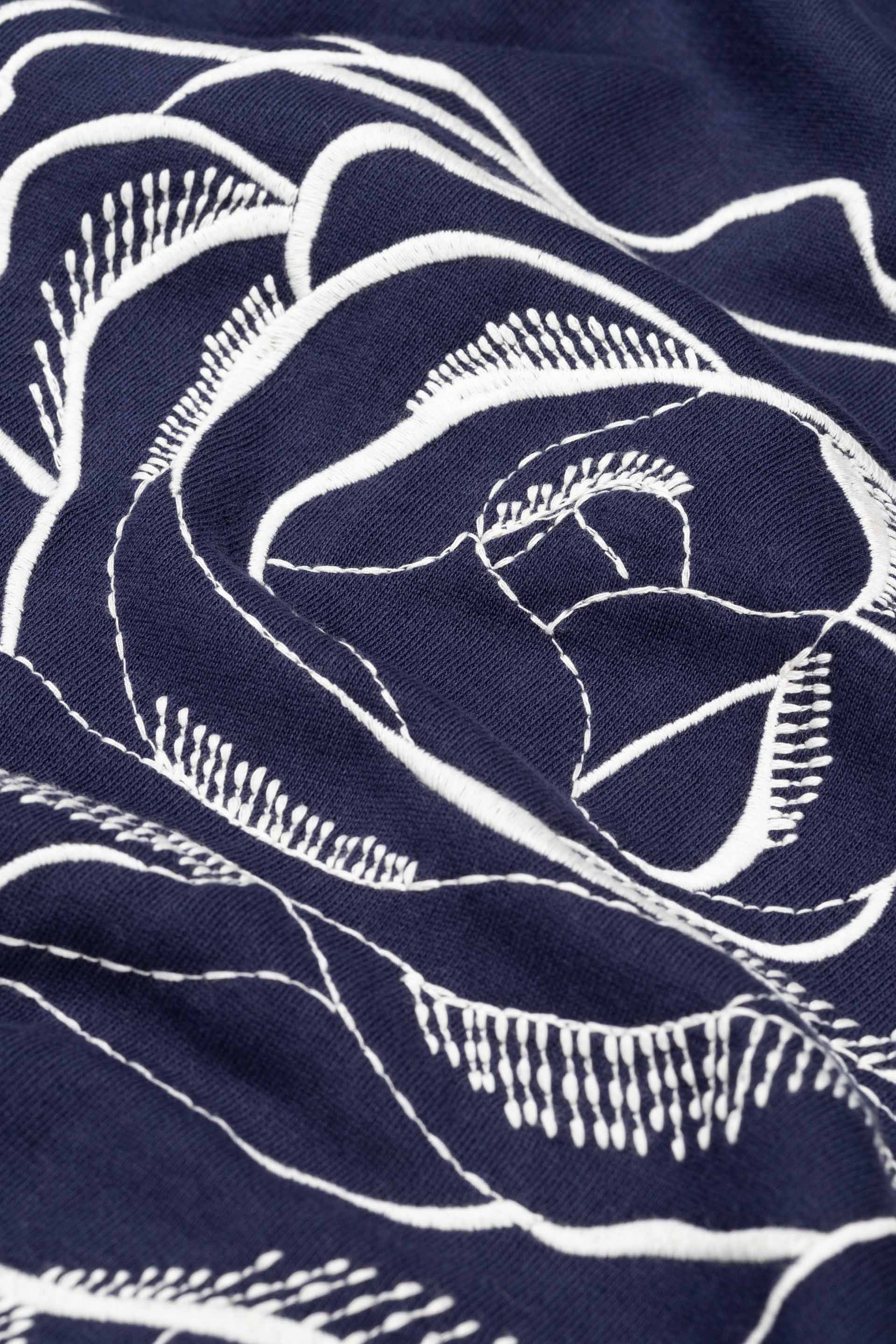 Luna Flower Sweater | Maritime Blue - Image 5