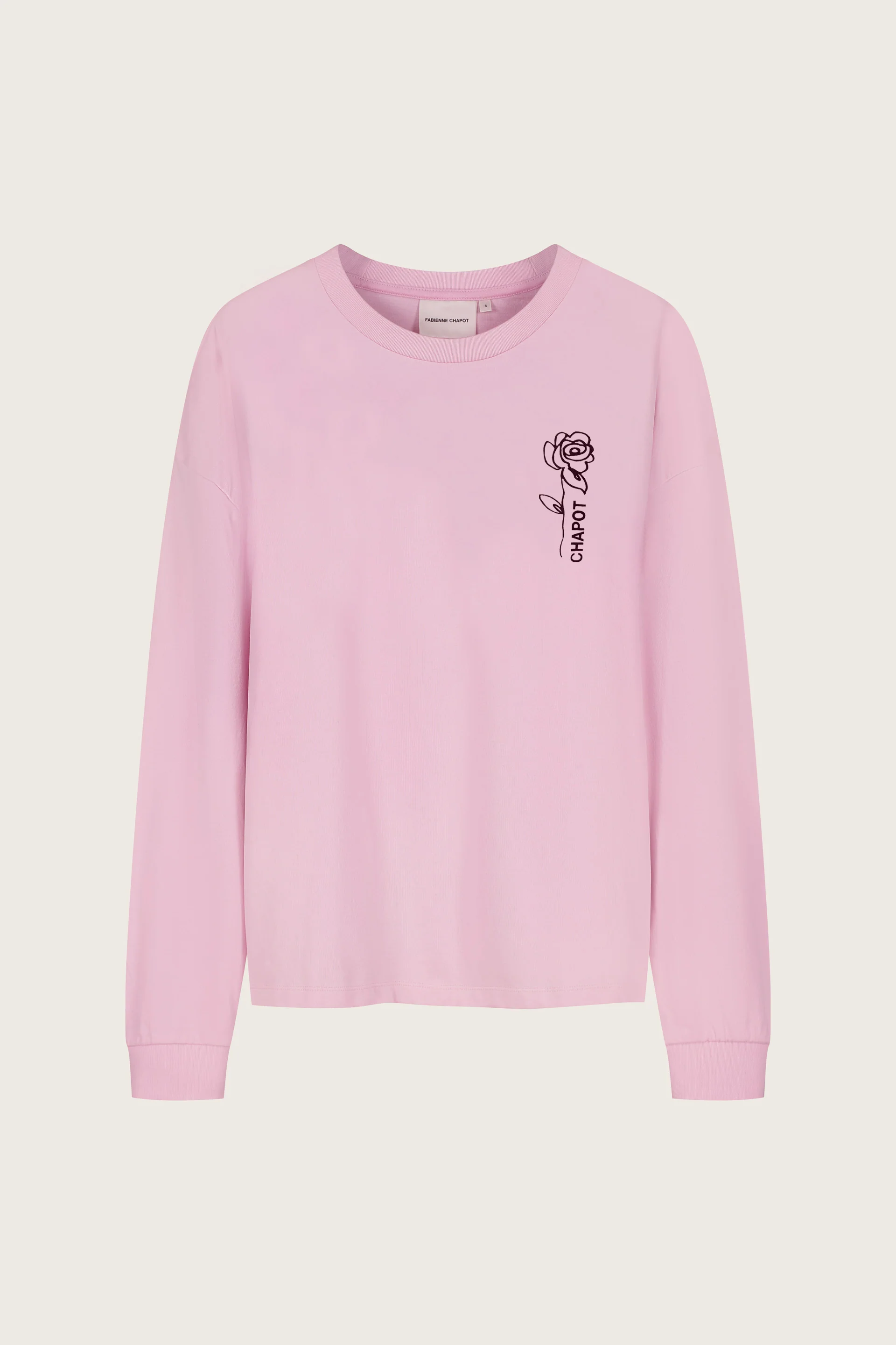 Madeleine Perfect LS T-shirt | Pink Rose - Image 4