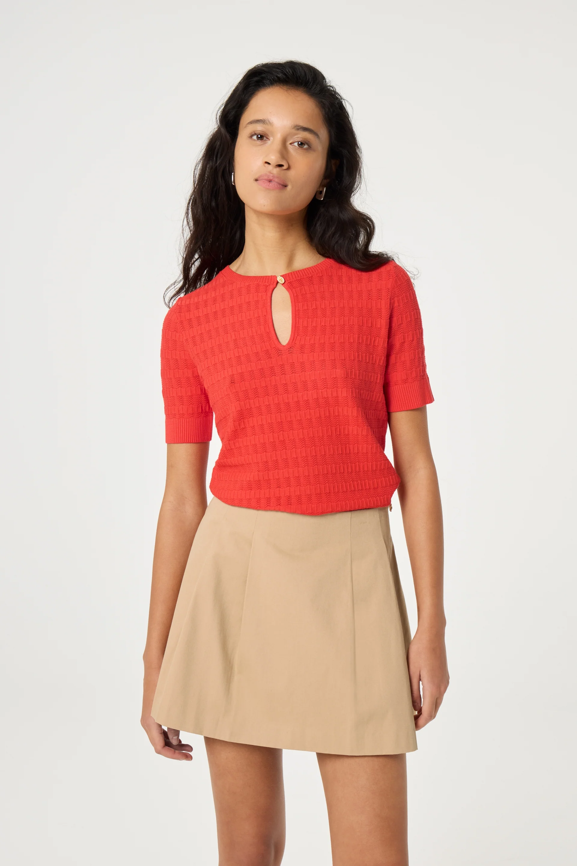 Masja Pullover | Tangerine Tango - Image 2