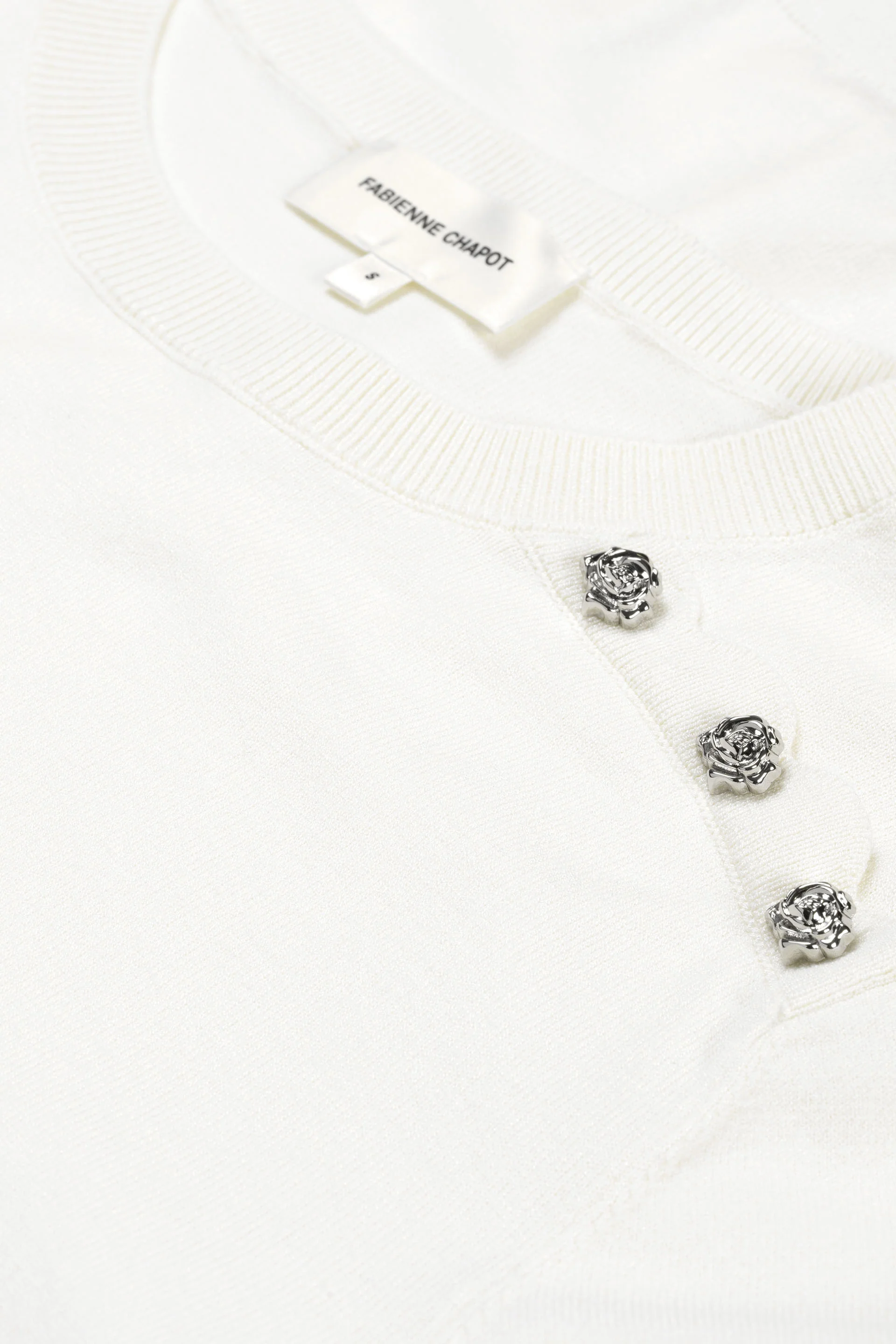Molly Cuff Pullover | Cosy White - Image 5