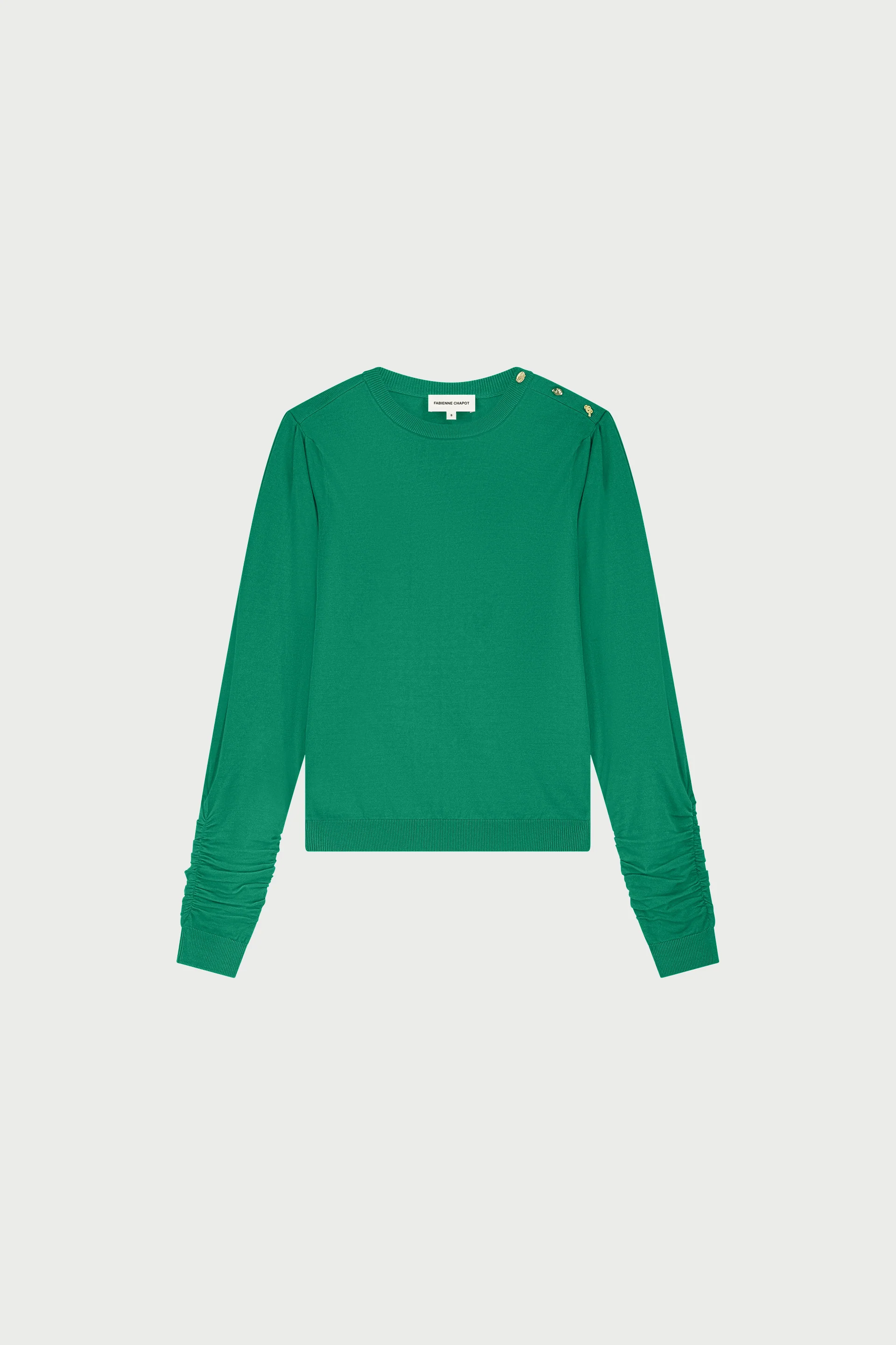 Molly Scrunch Pullover | Evergreen - Image 4