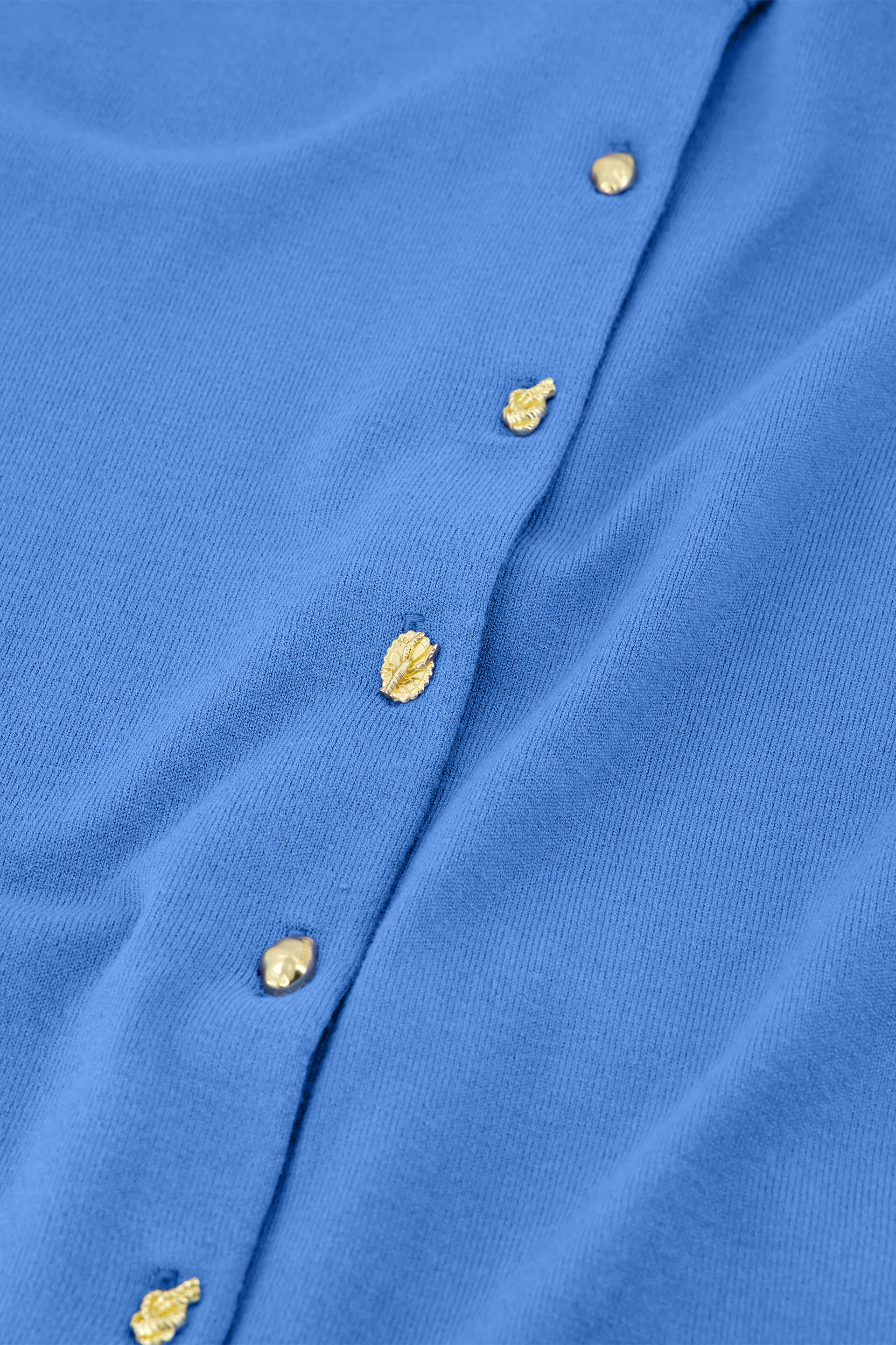 Molly Short Sleeves Cardigan | Marina Blue - Image 5