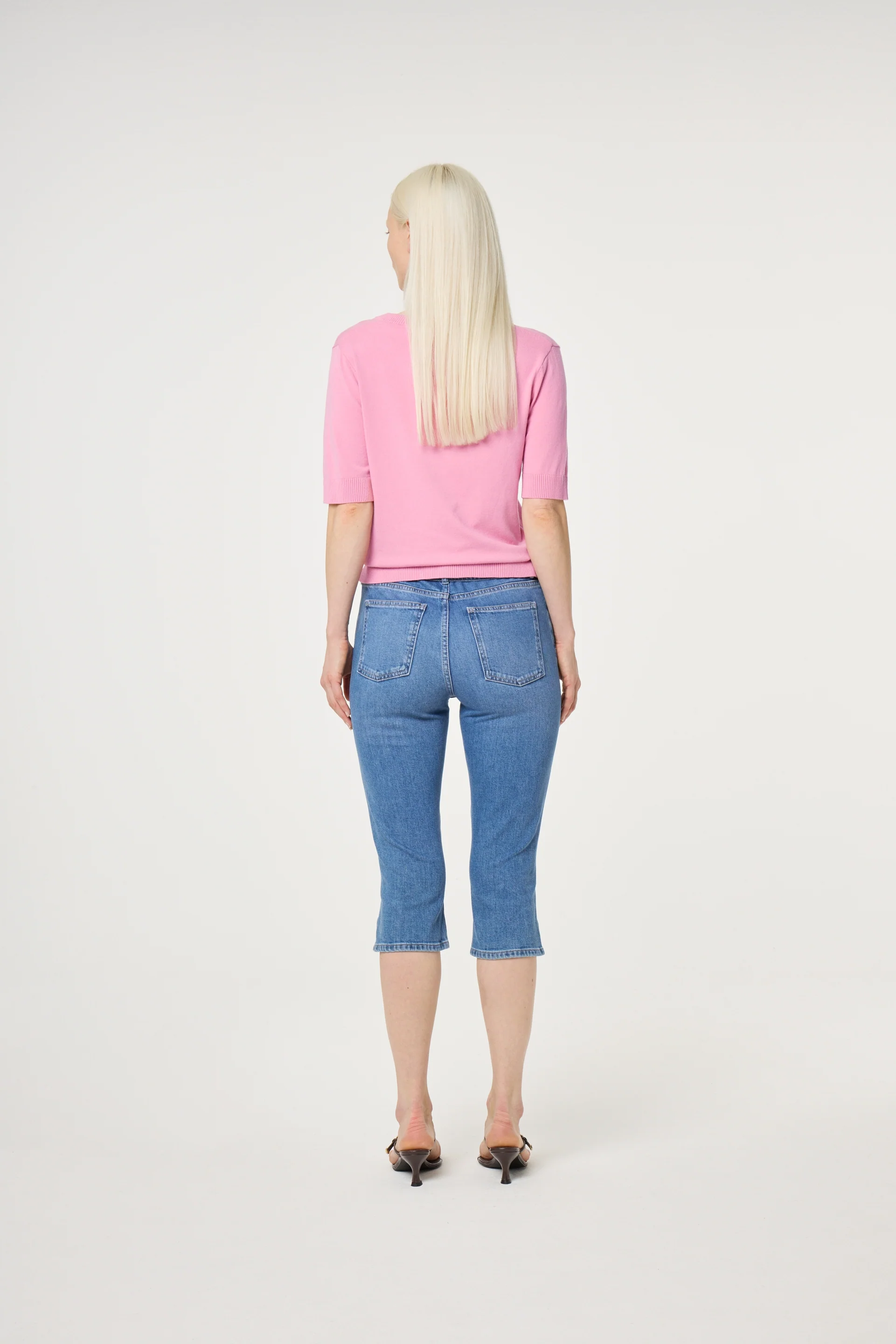 Molly Short Sleeves Cardigan | Pink Rendez Vous - Image 3