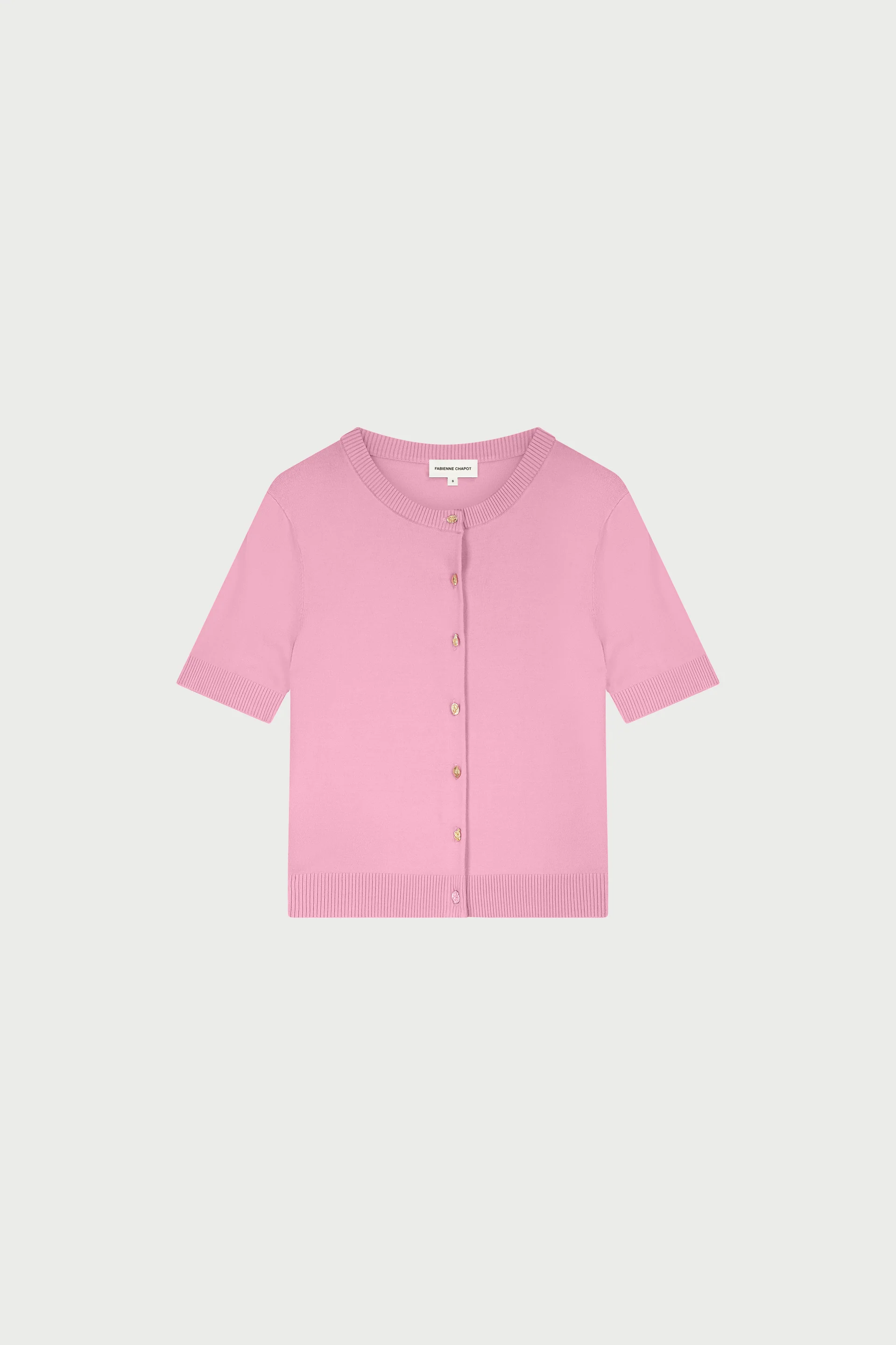 Molly Short Sleeves Cardigan | Pink Rendez Vous - Image 4